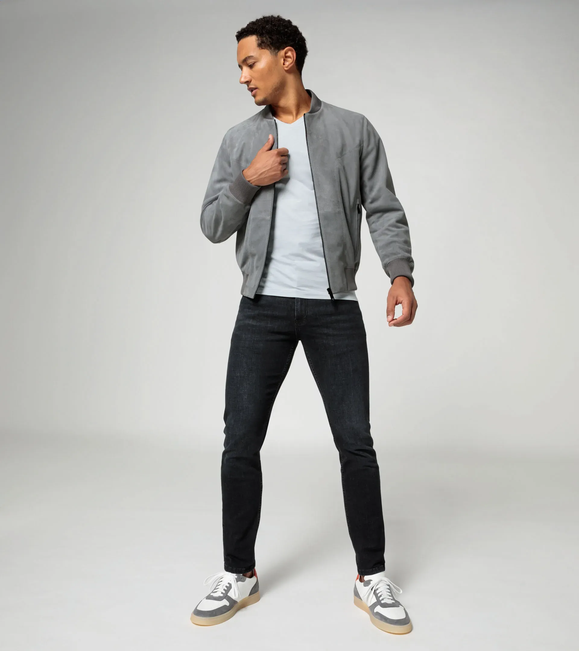 Suede leather jacket 6