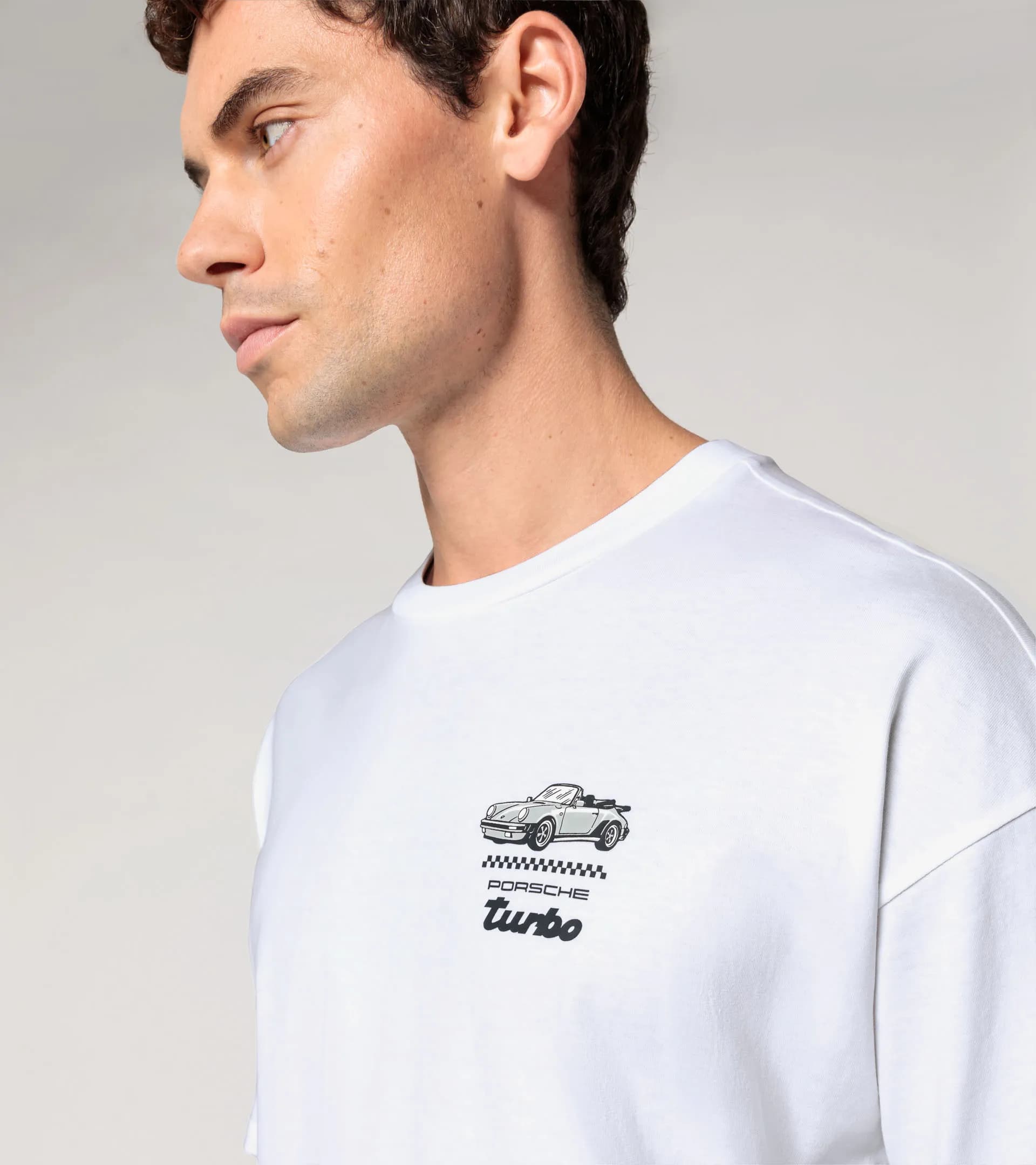 Porsche Turbo Club Back Print Graphic T-Shirt – Porsche Turbo  3