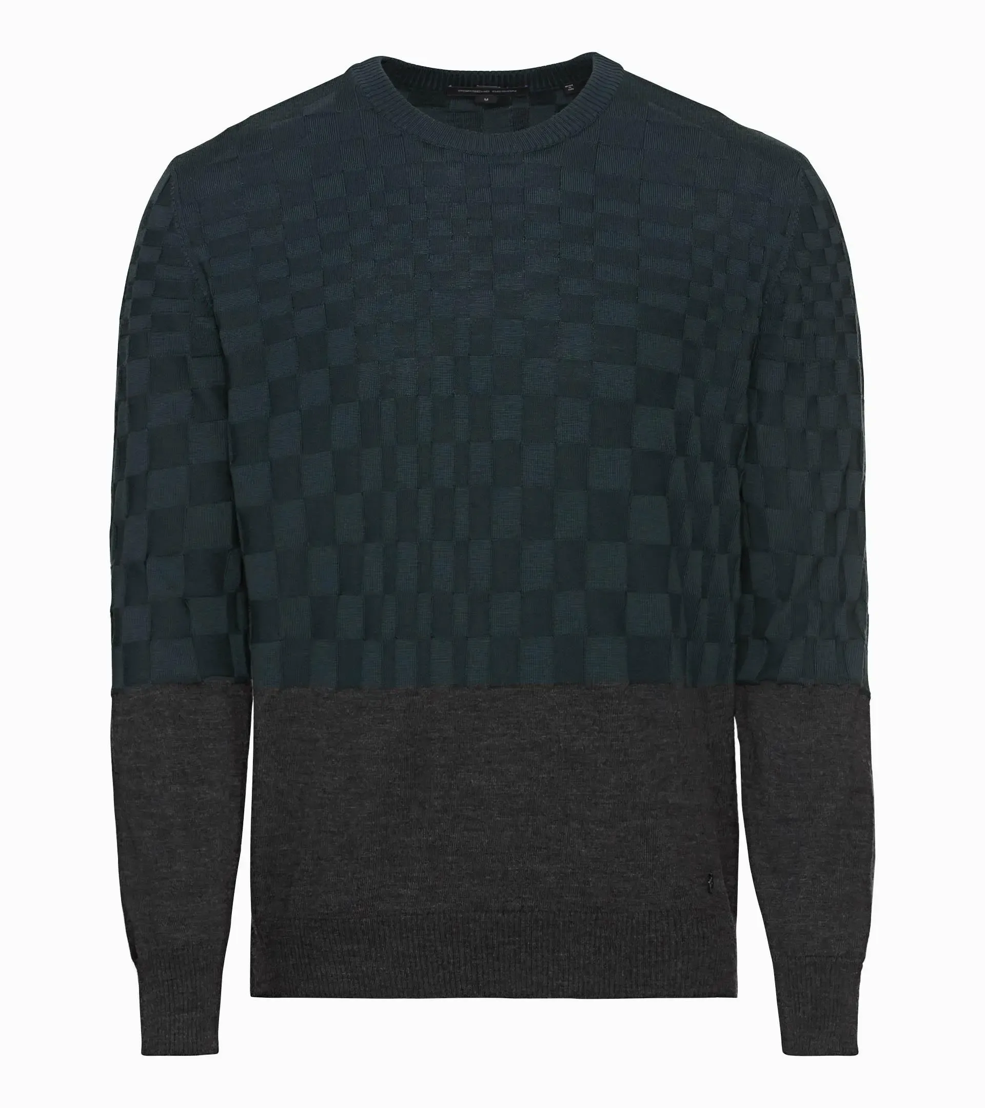 Bi-Colour Crew Neck Sweater 1