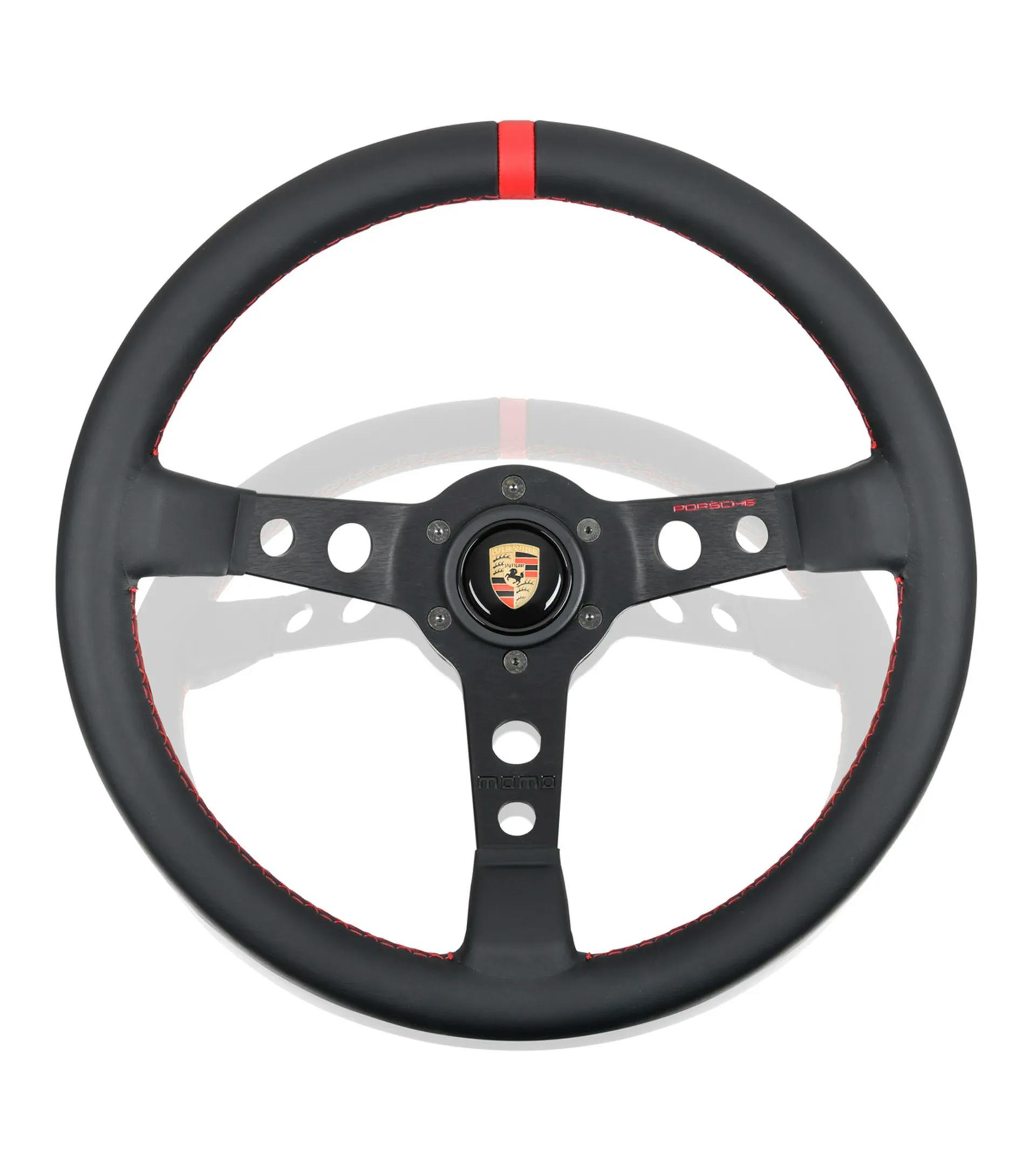 Volante Performance Porsche Classic, costuras de color Negro 1