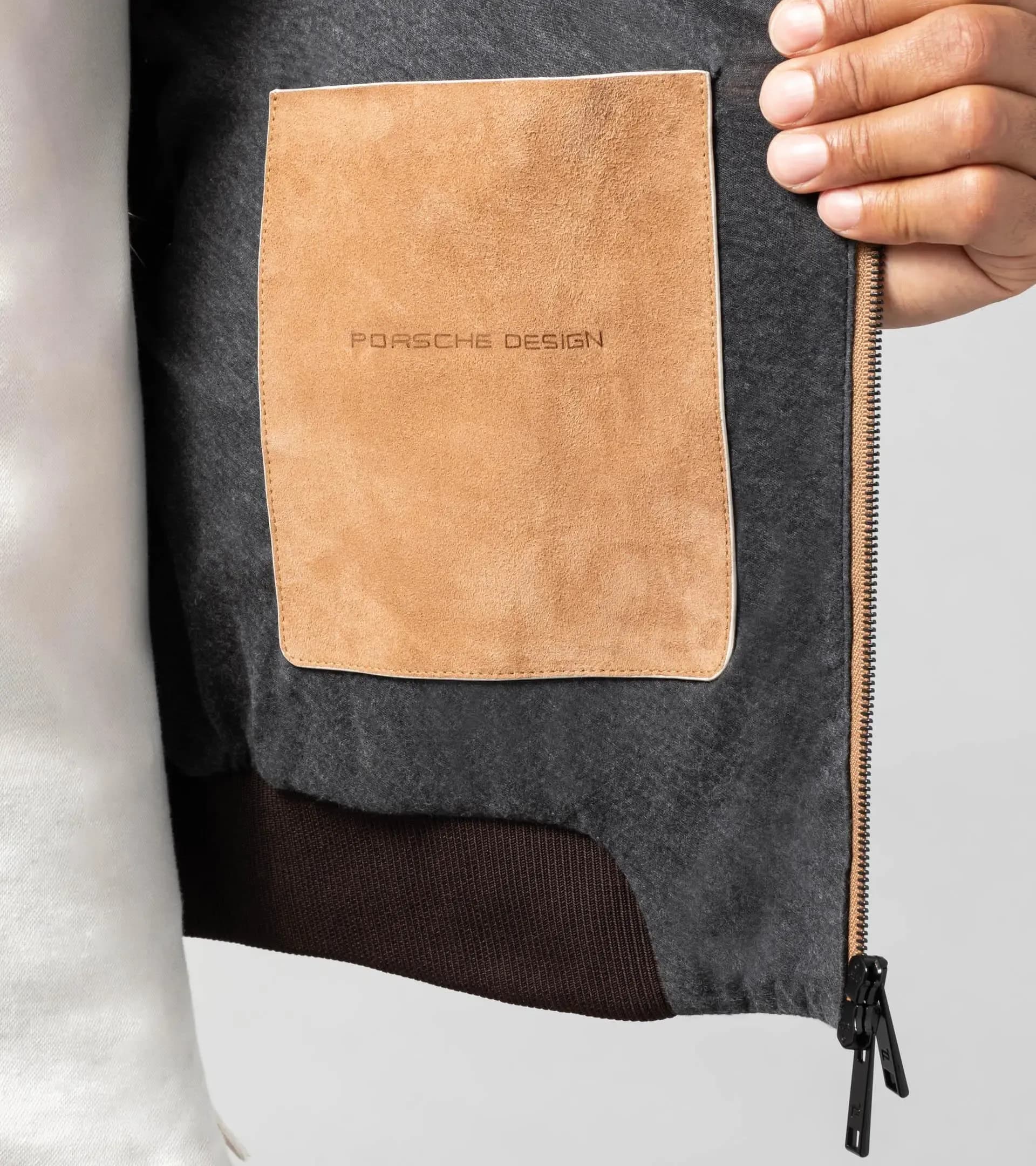 Perforated Goat Suede Leather Jacket 3