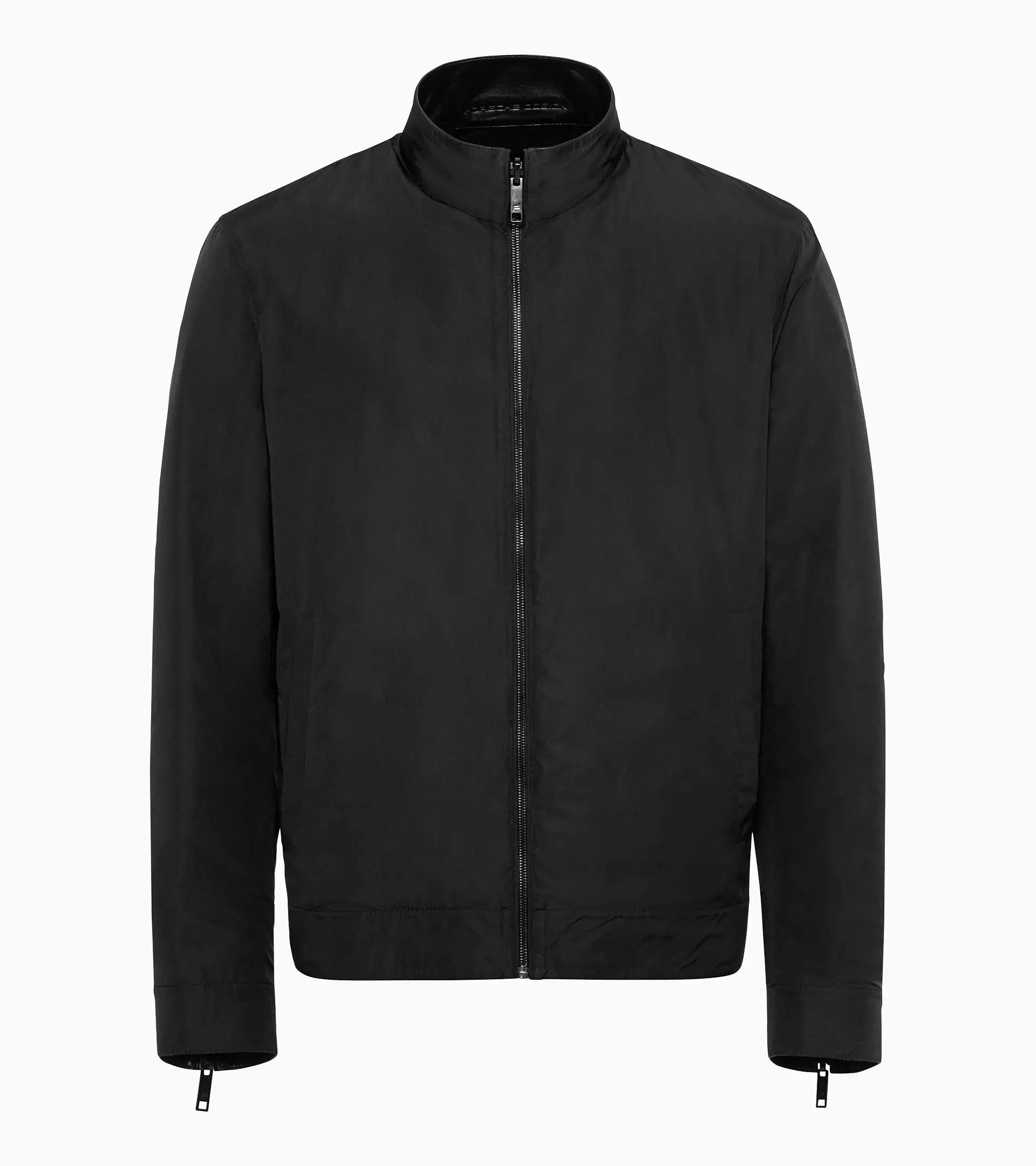 reversible leather jacket