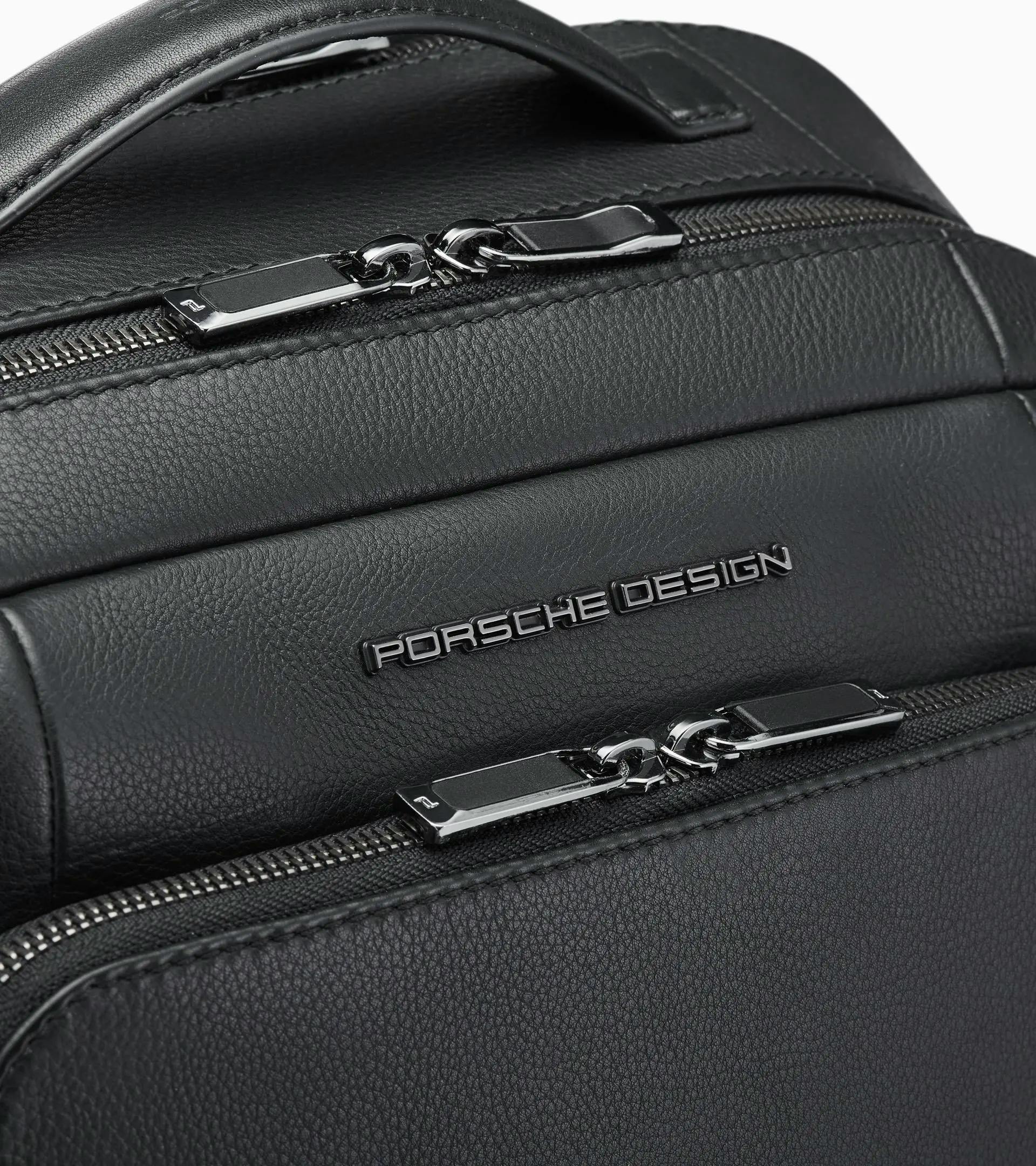 Porsche Design Roadster Leather Large Backpack Black