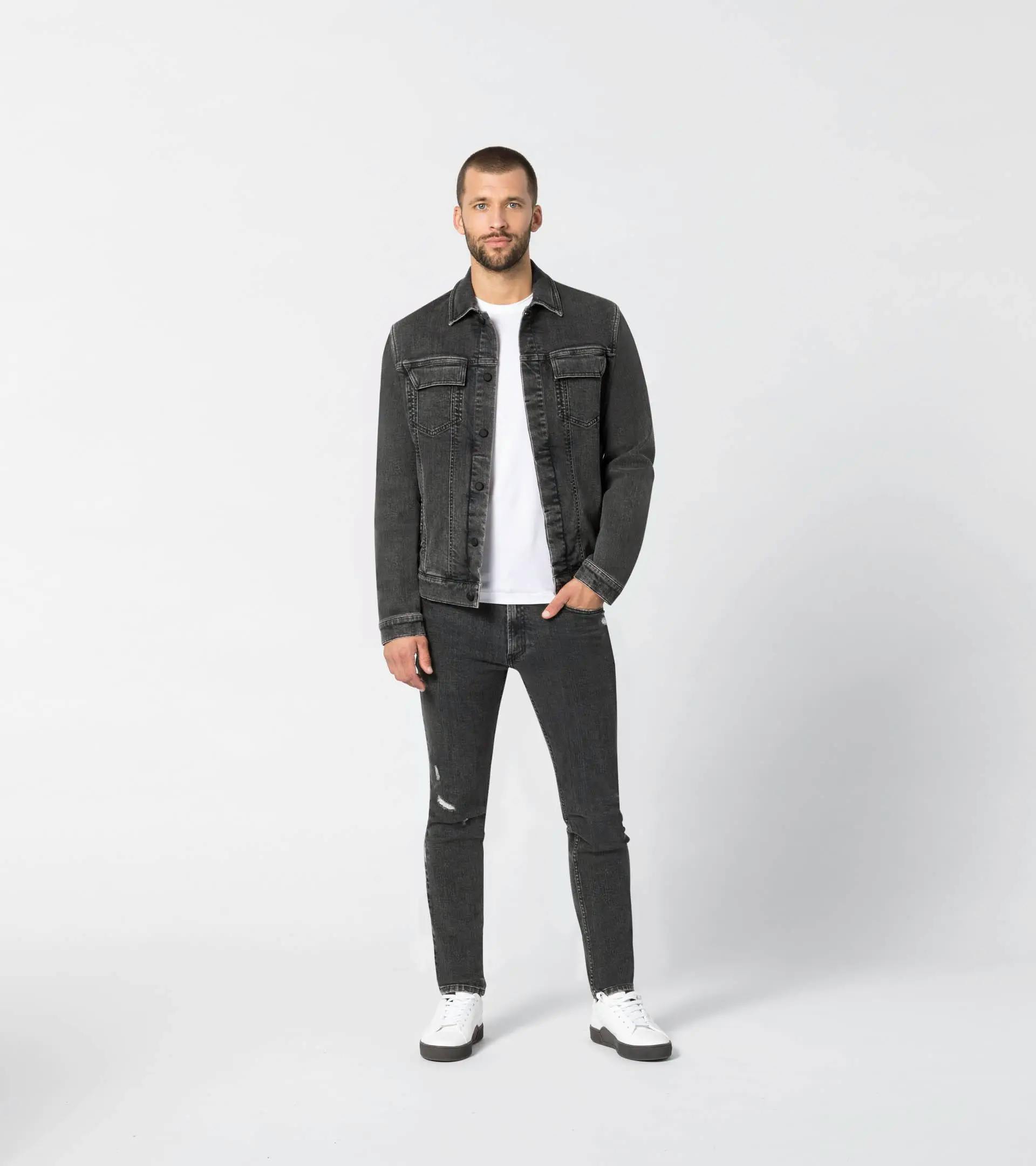 Grey Denim Jacket | PORSCHE SHOP