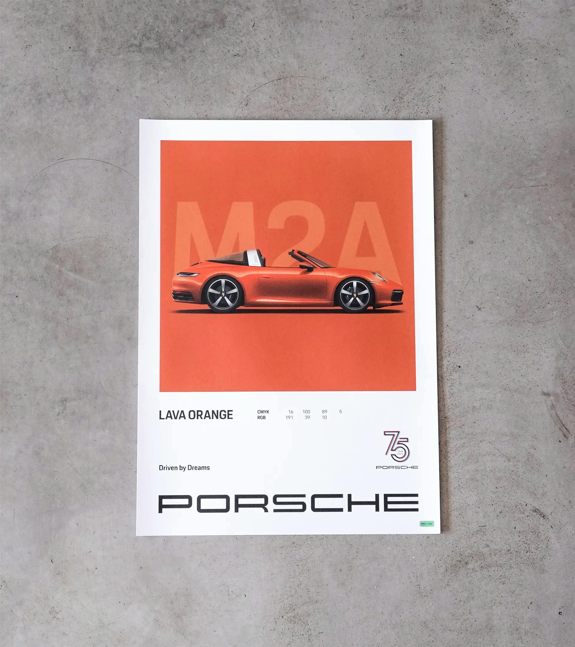 Porsche Poster Set 75Y – Driven by Dreams | PORSCHE SHOP