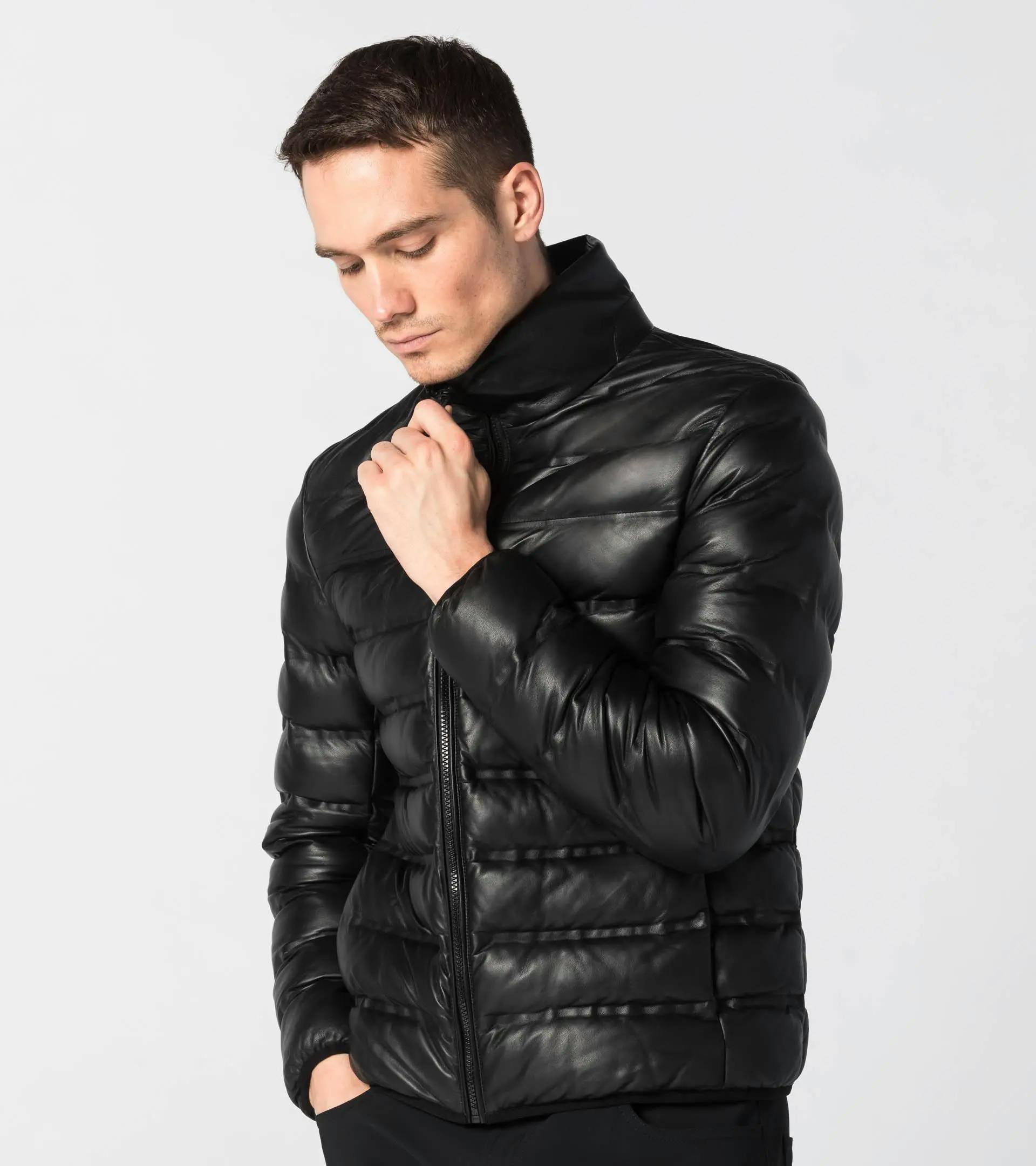 Porsche Design Stand Collar Padded Jacket