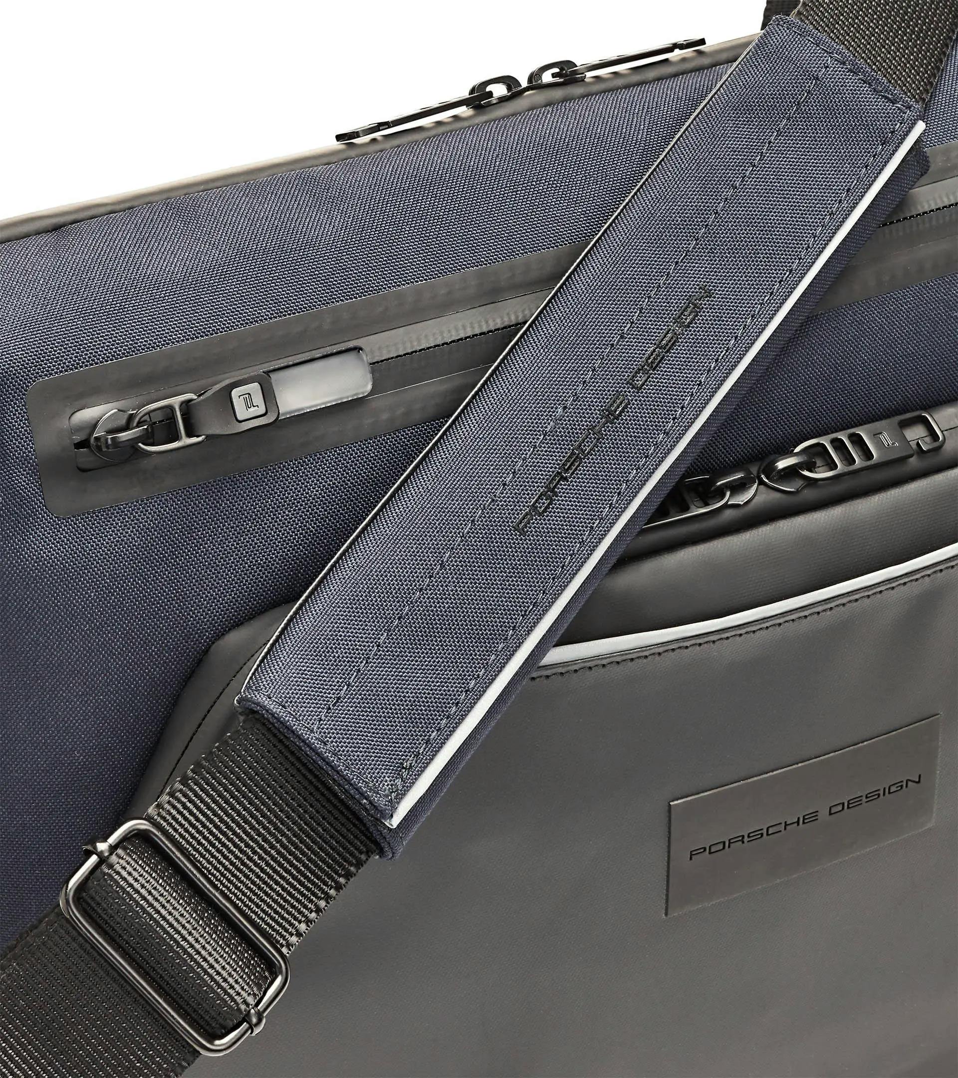 Porsche Design, Bags, Porsche Design Mens Leather Black Expandable  Shoulder Messenger Bag Murse