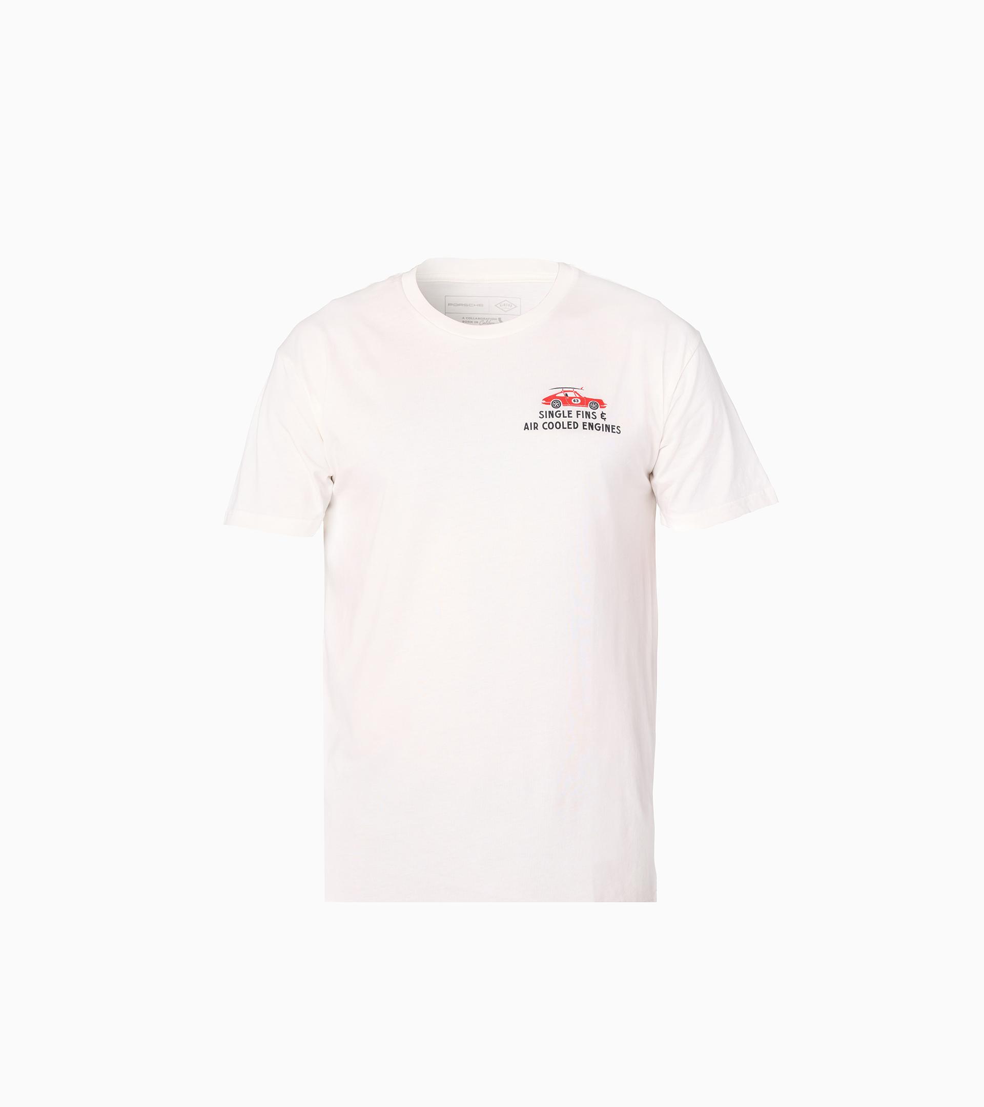 Porsche x Almond T-shirt "Single Fins & Air Cooled Engines"