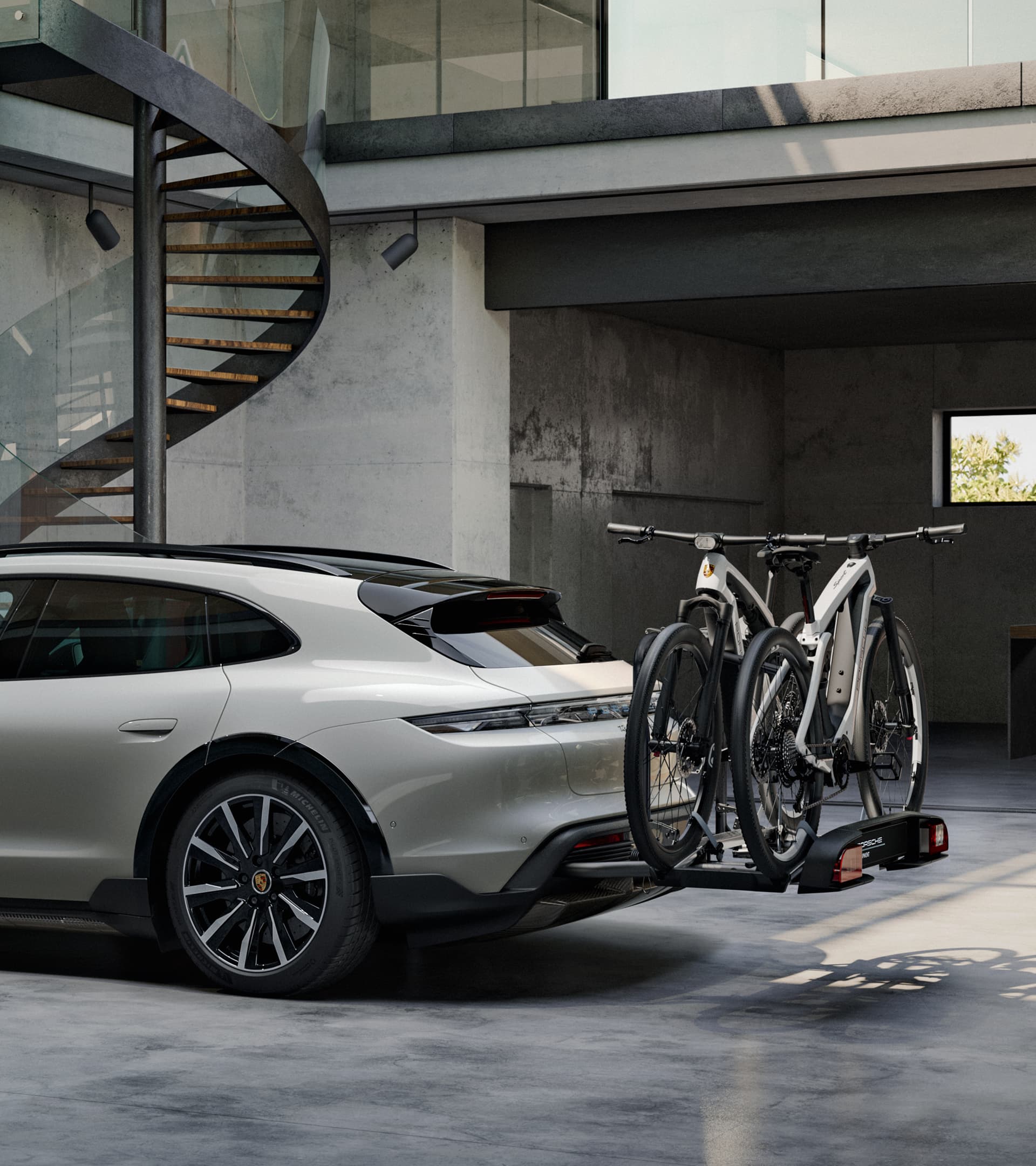 Porsche Rear Bicycle Carrier for Taycan Cross Turismo