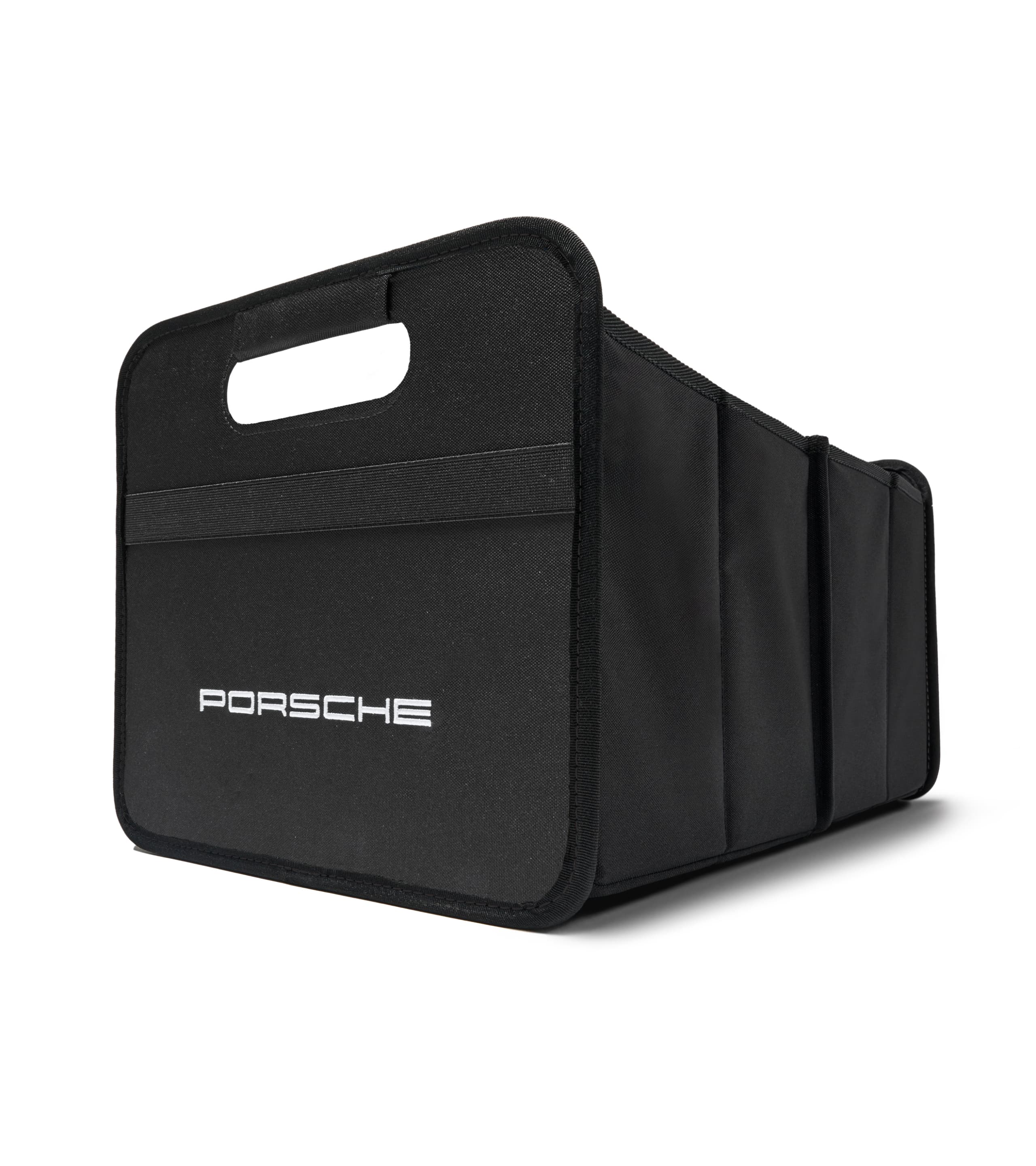 Foldable luggage compartment box - black
