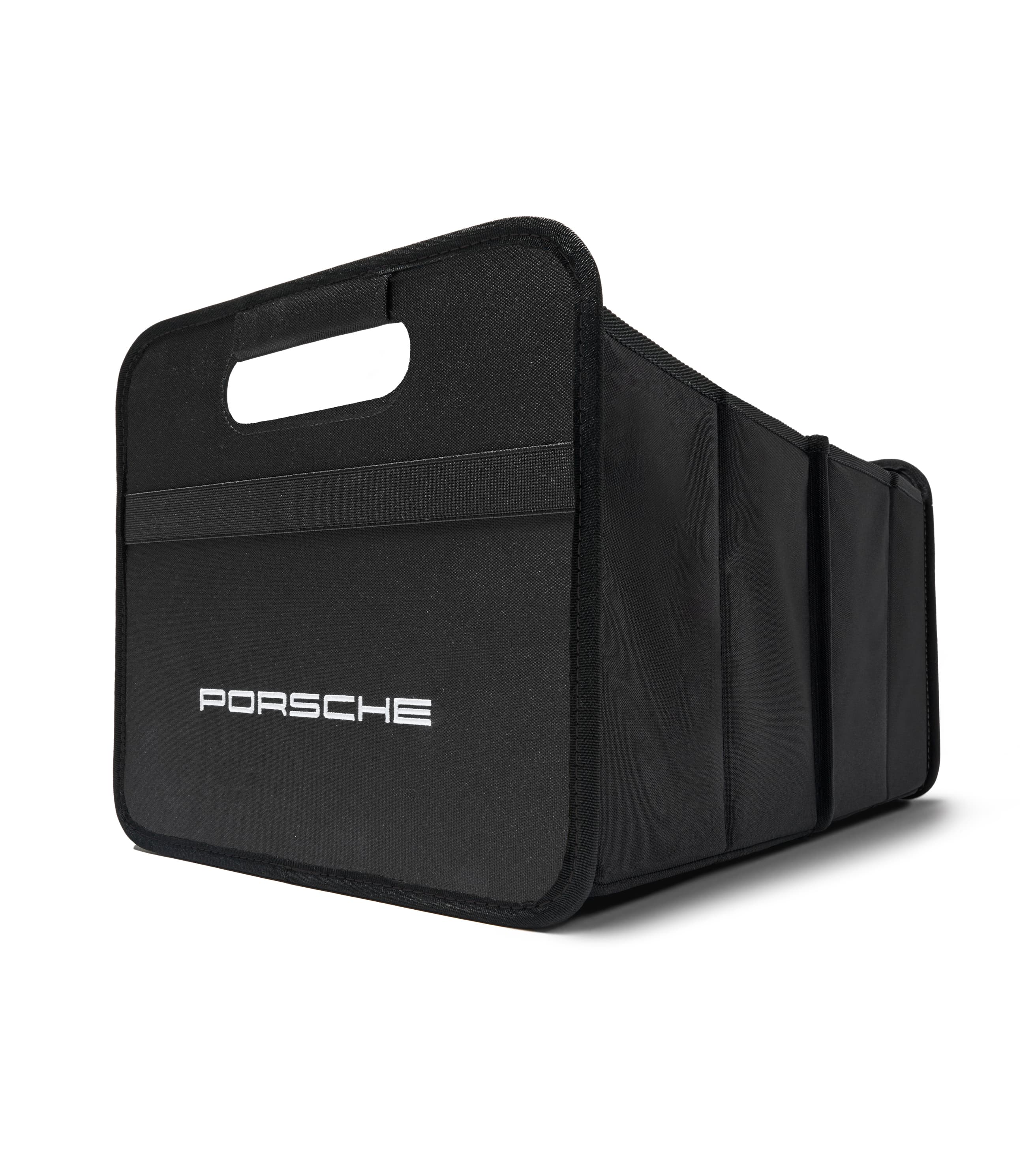 Foldable luggage compartment box - black