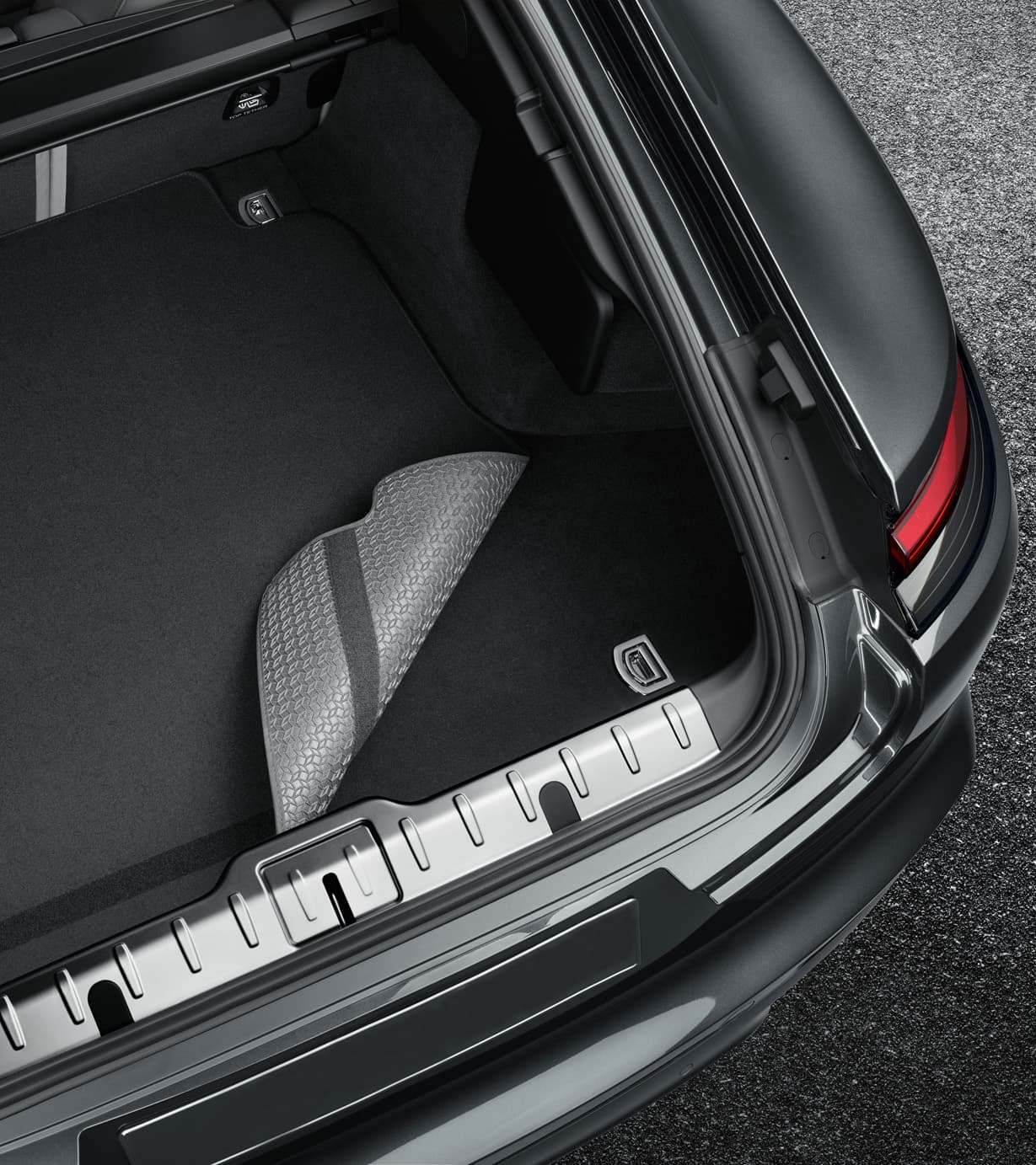 Porsche Reversible Luggage-Compartment Mat with Nubuk Surround for Panamera (G2 & G2 II) 