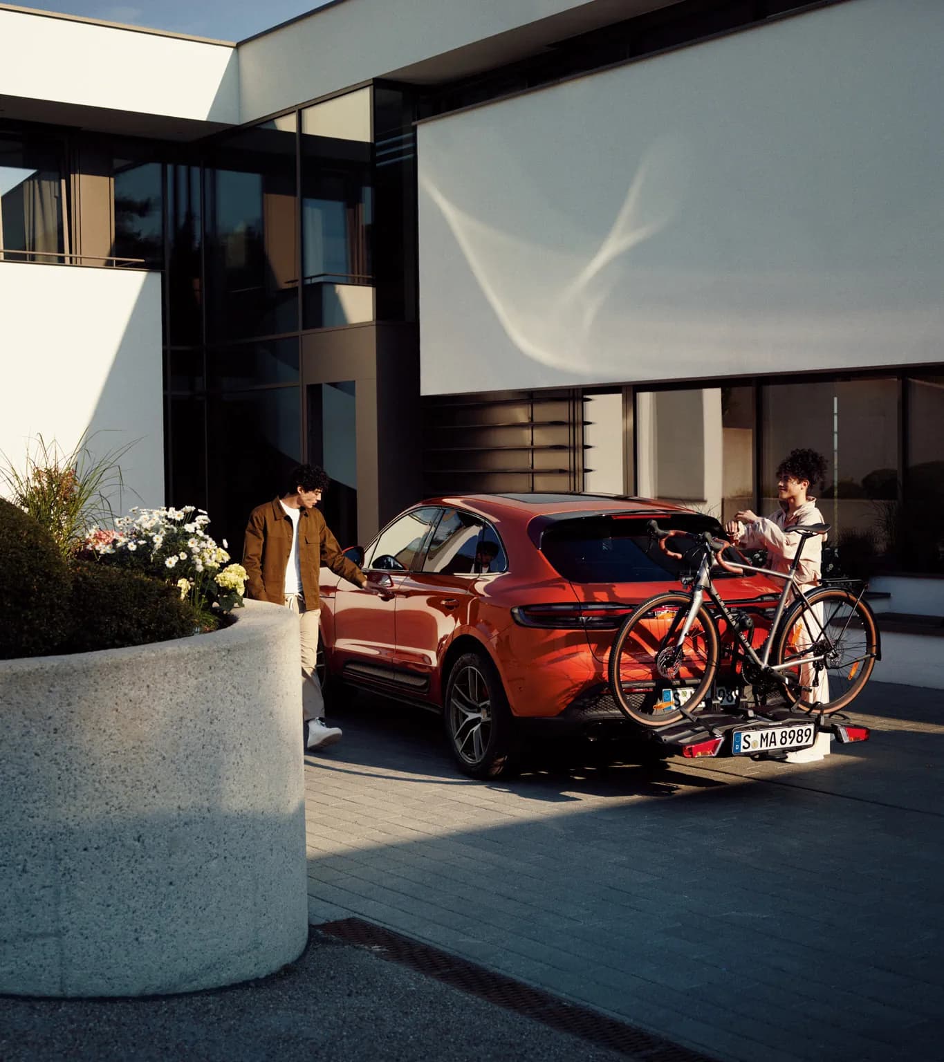 Rear-mounted bike rack - Panamera/Macan/Cayenne 4