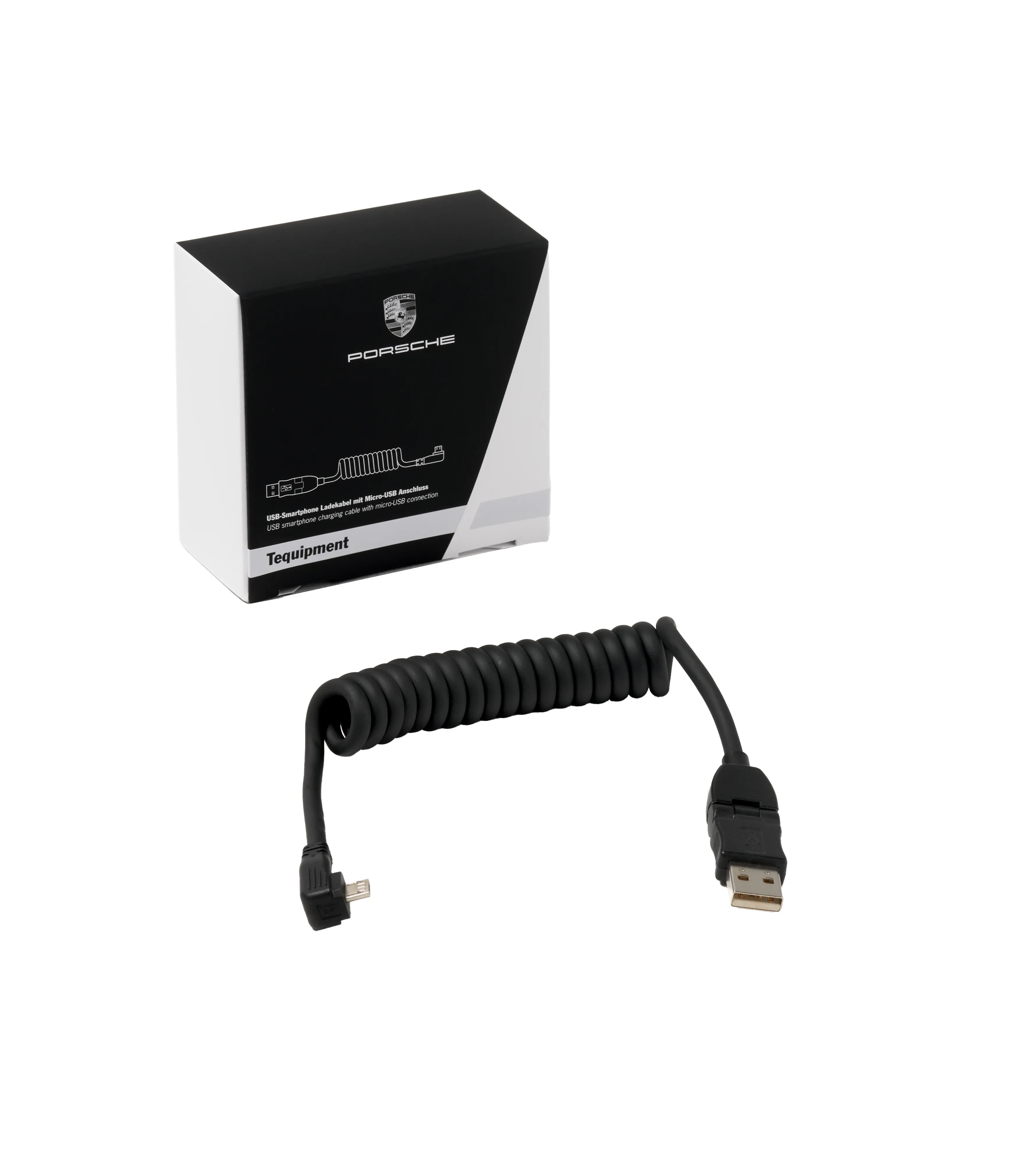 Cable de carga USB para smartphone con conexión micro-USB