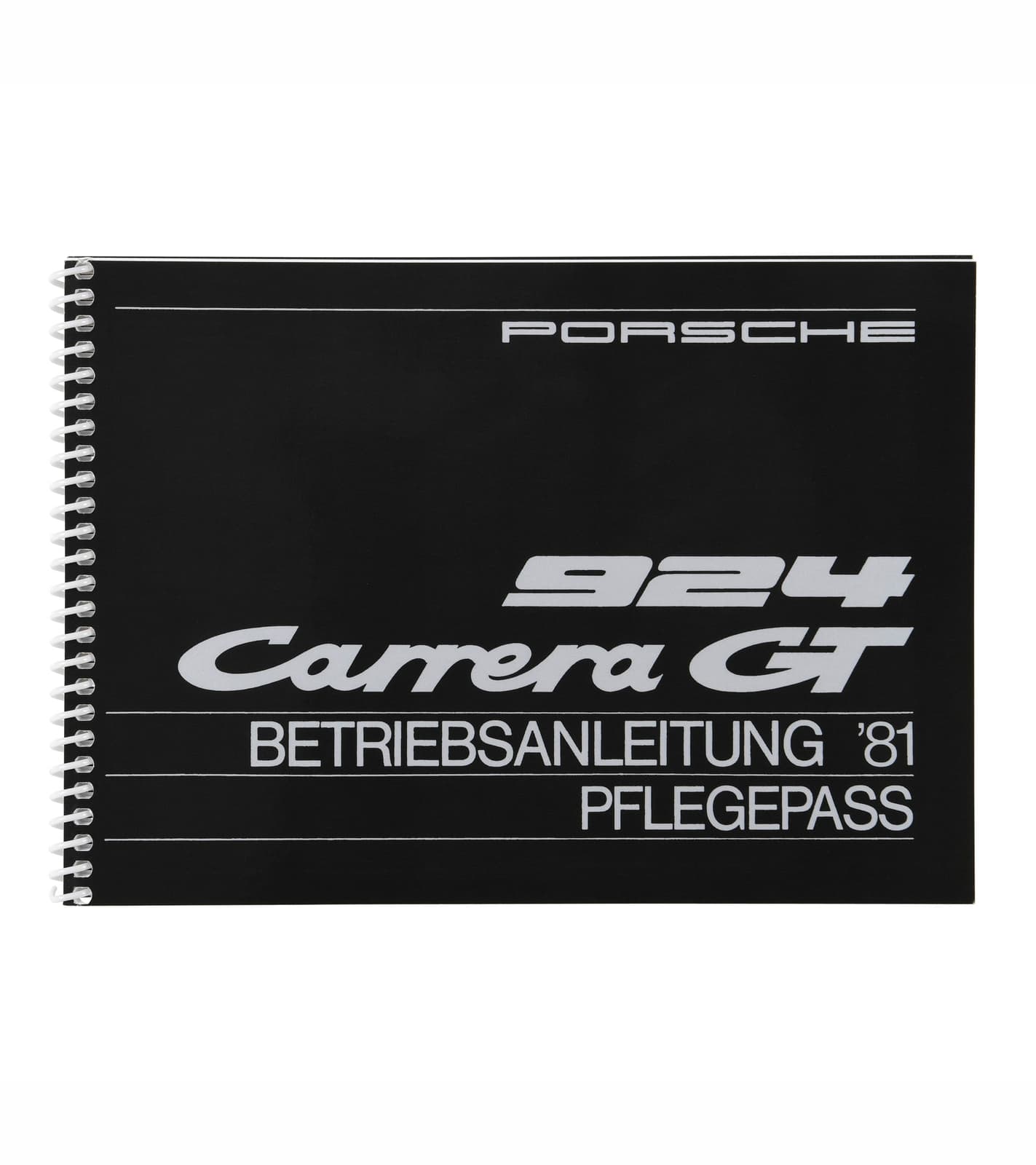 Betriebsanleitung und Pflegepass 924 Carrera GT 1