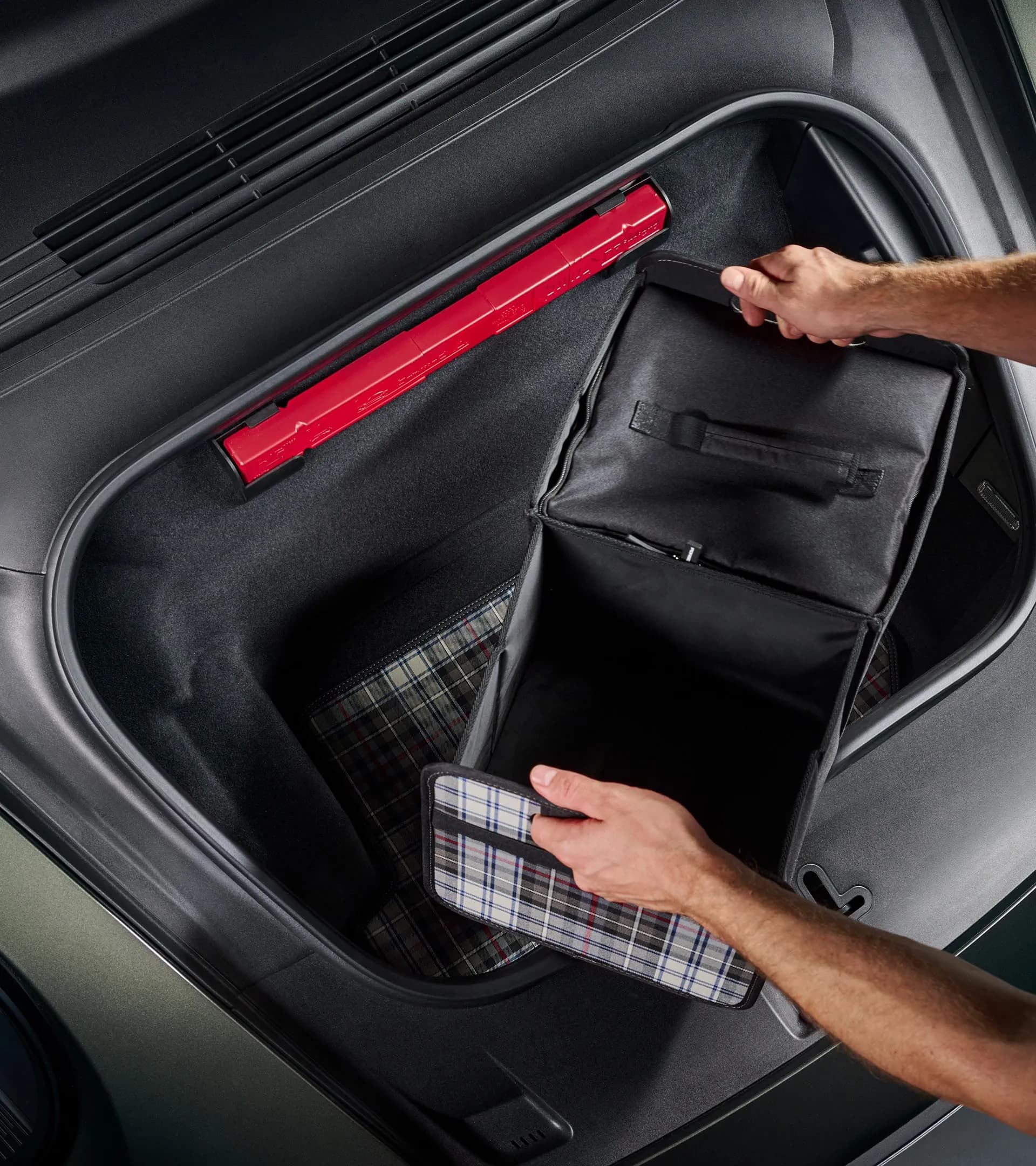 Foldable luggage compartment box - Turbo 50 tartan 7