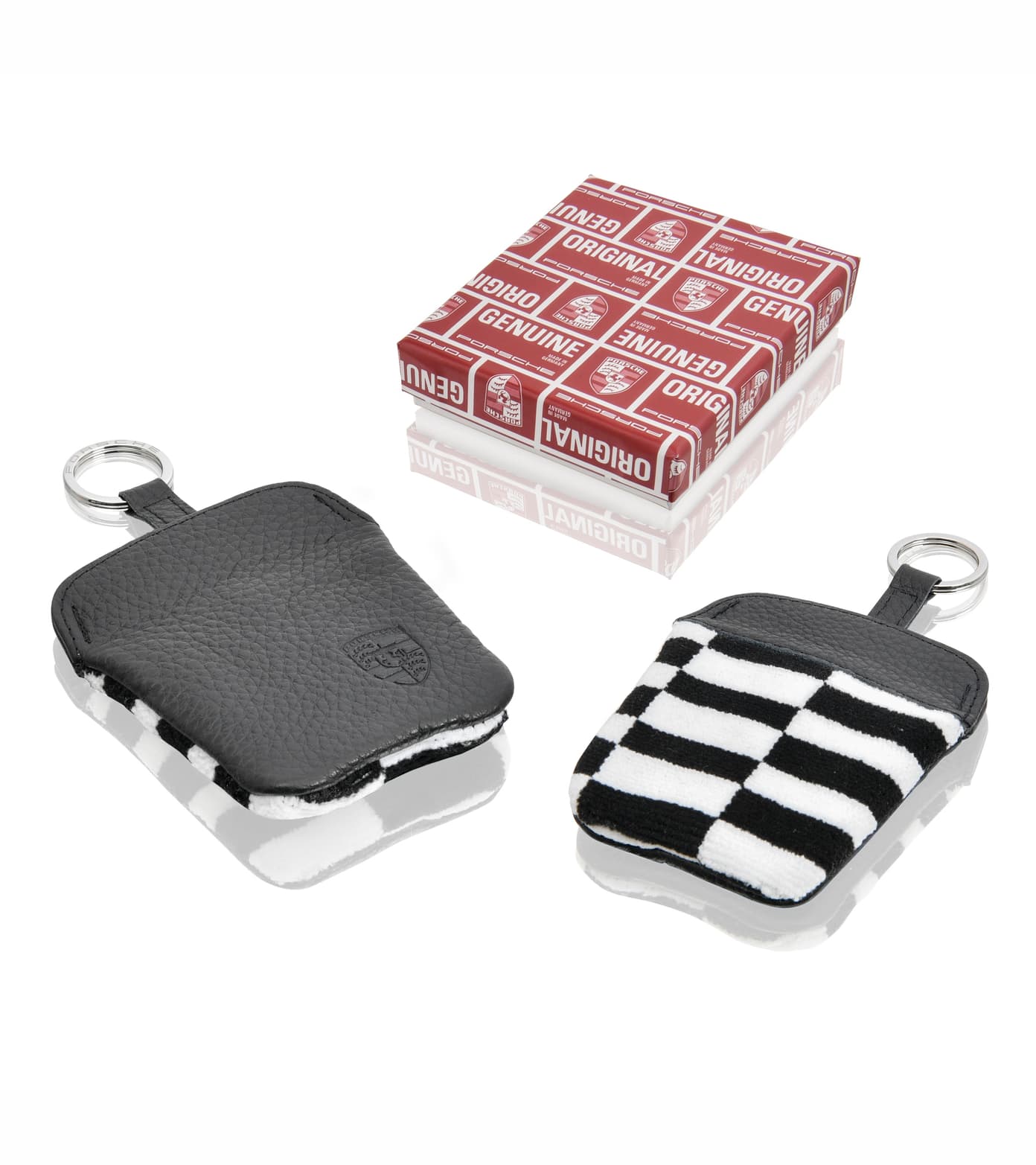 Pascha key pouch with embossed Porsche crest for all Porsche models