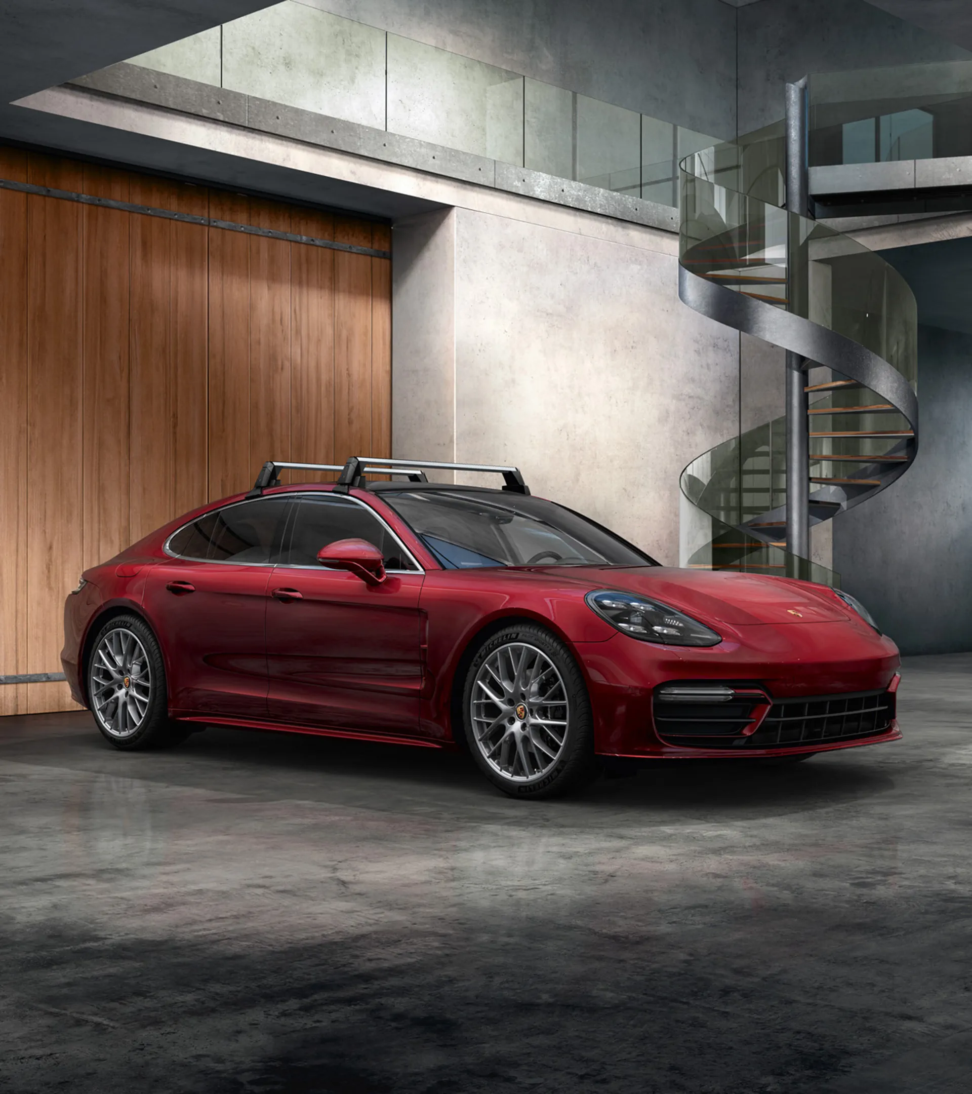 Basfäste för taktransportsystem - Panamera 1