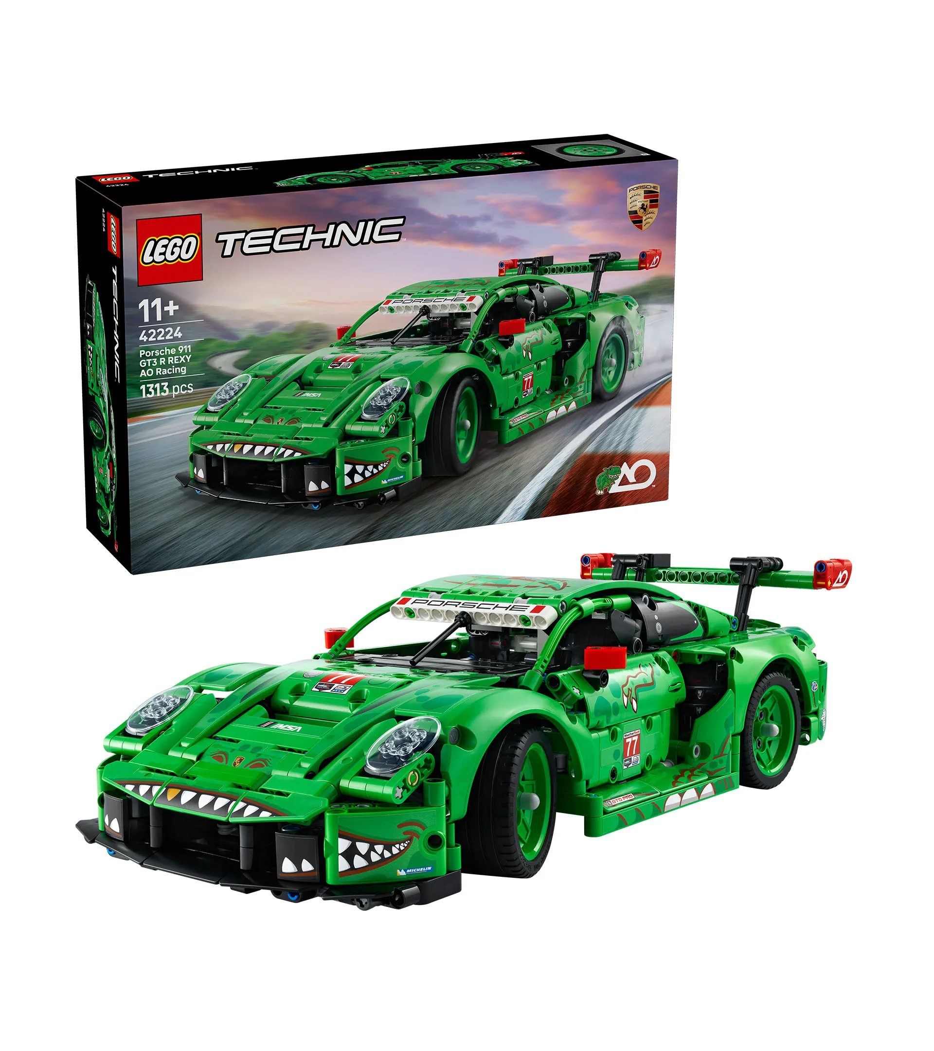 LEGO® Technic Porsche 911 GT3 R REXY AO Racing Rennwagen 2