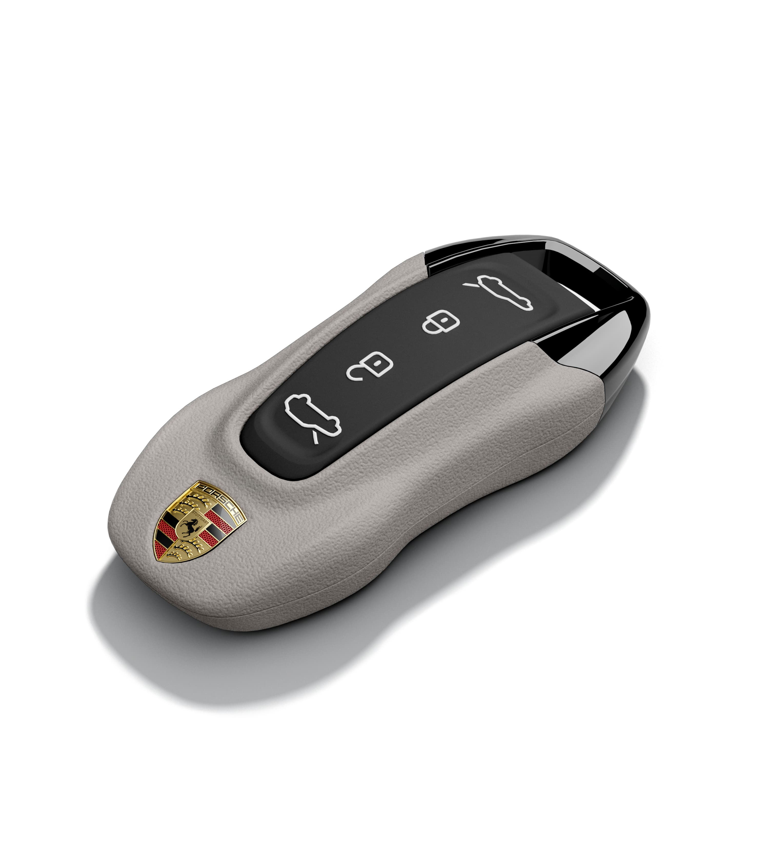 Driver's key – upper and lower halves in leather 1