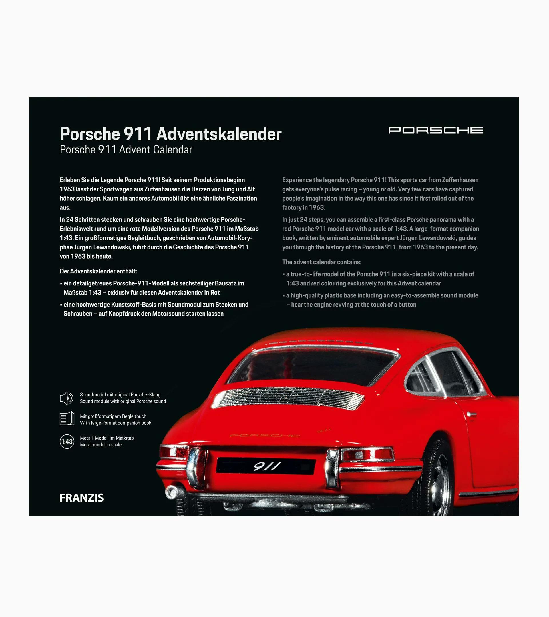 Calendario dell'avvento Porsche 911 7
