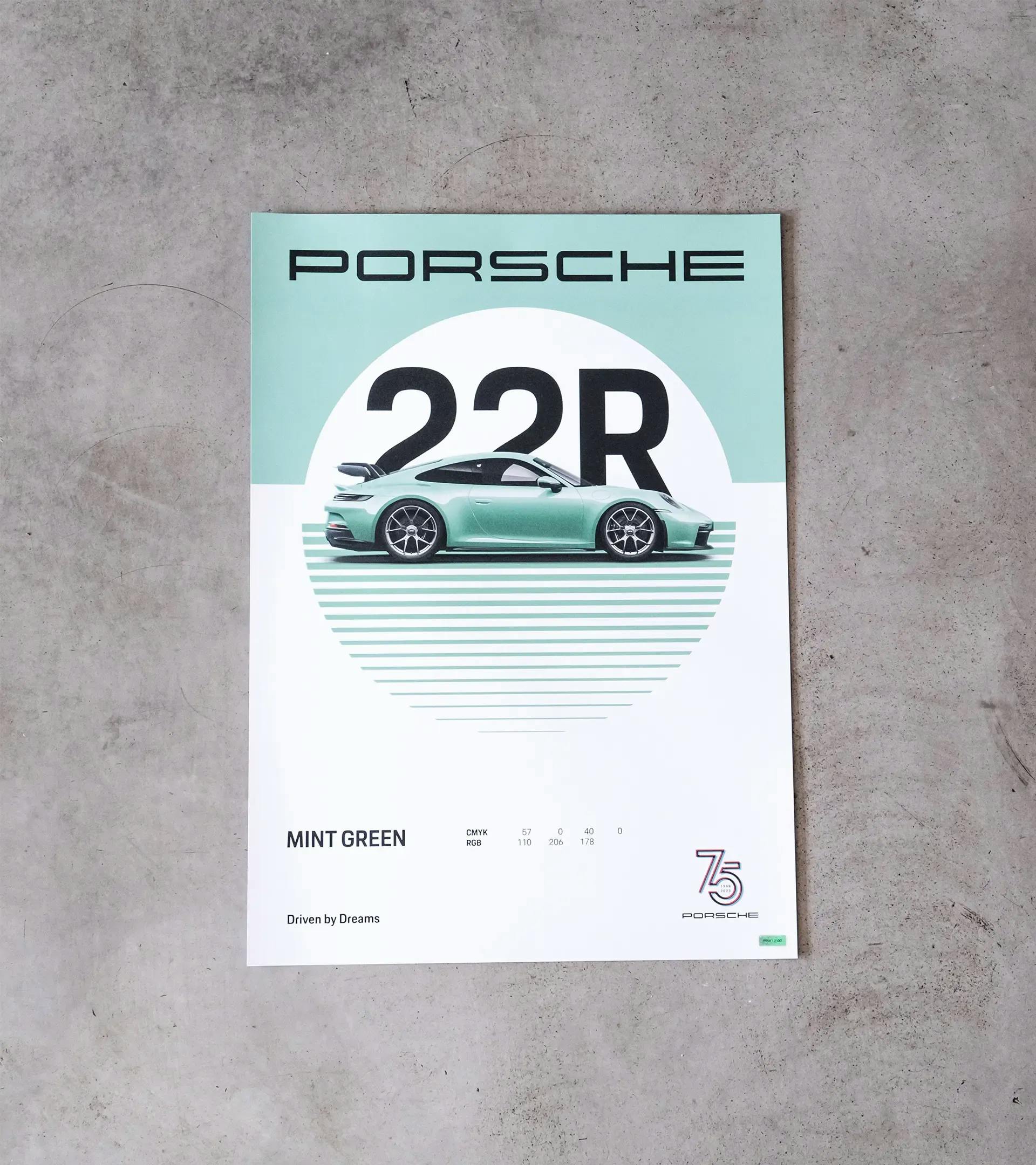 Porsche Poster Set – 75Y – Driven by Dreams 3