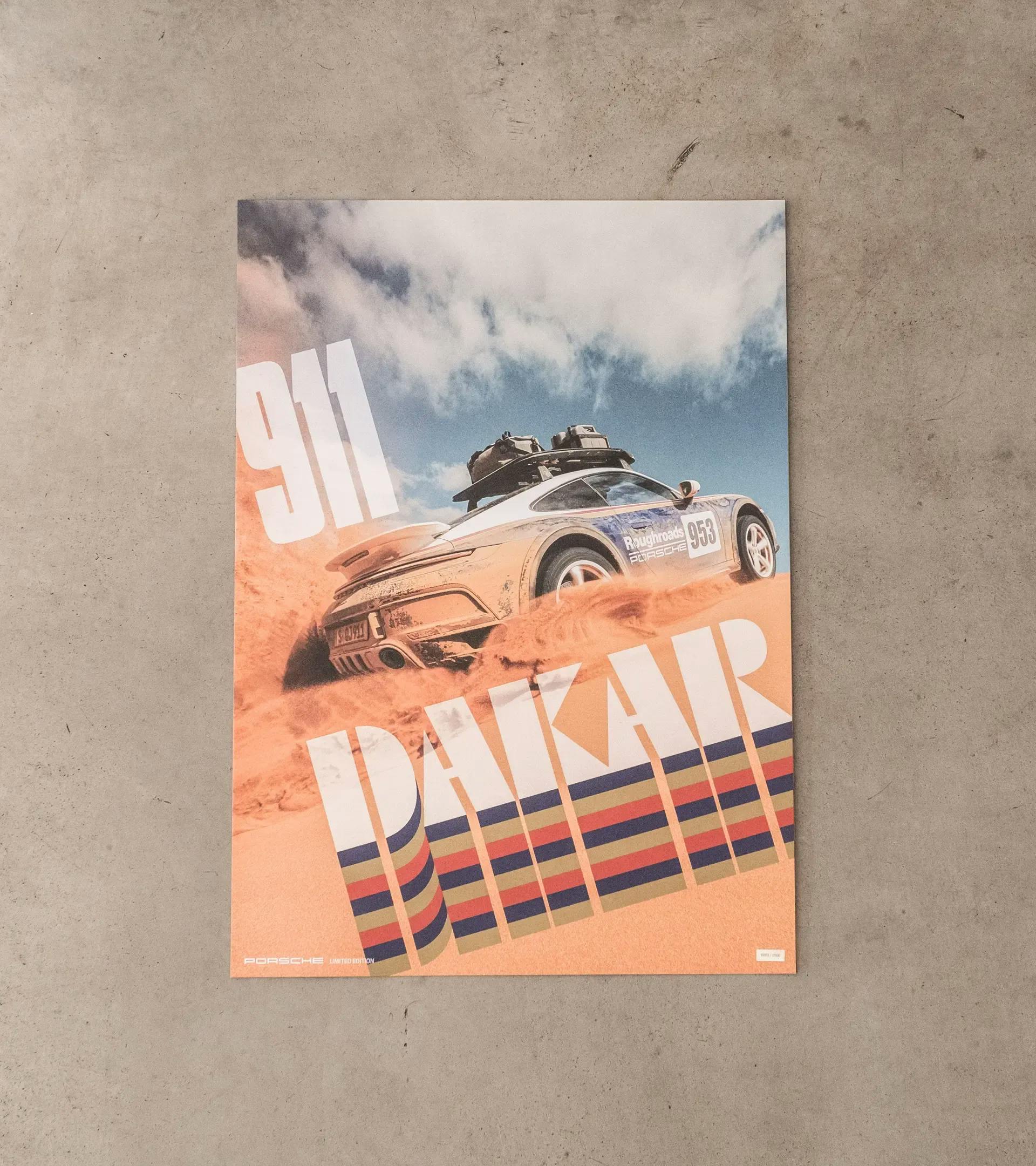 Lot d’affiches – 911 Dakar 2