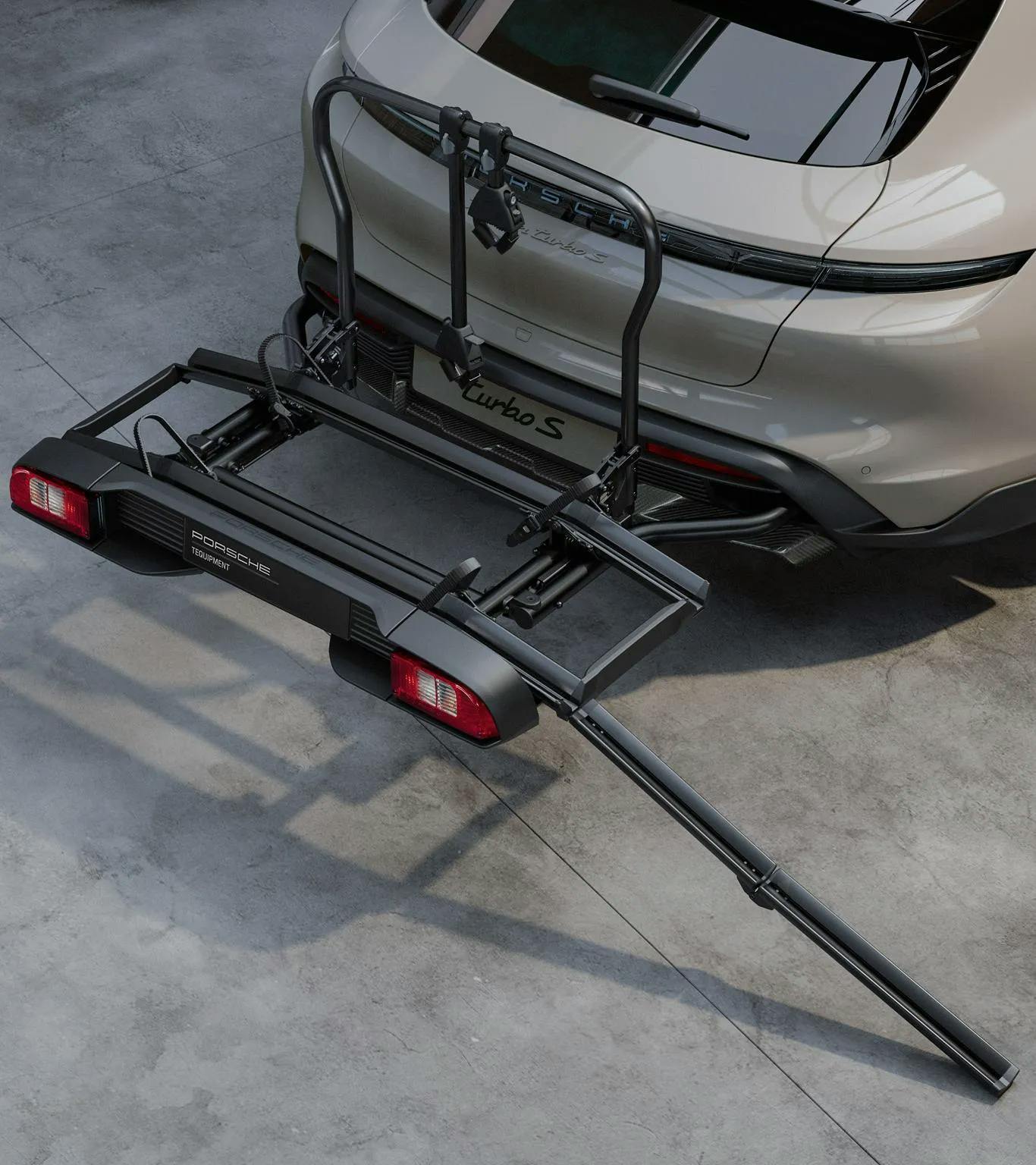 Drive-on ramp for rear bike carrier 1
