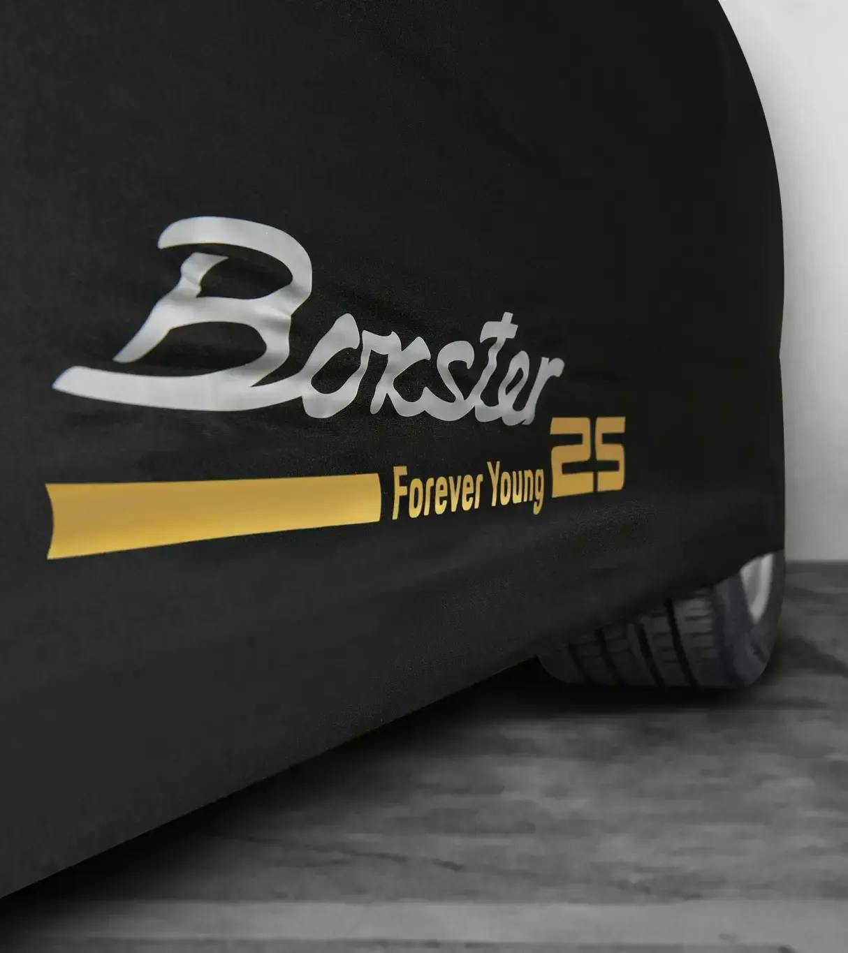 Housse de protection de véhicule « 25 ans du Boxster » pour Porsche Boxster (986) 3