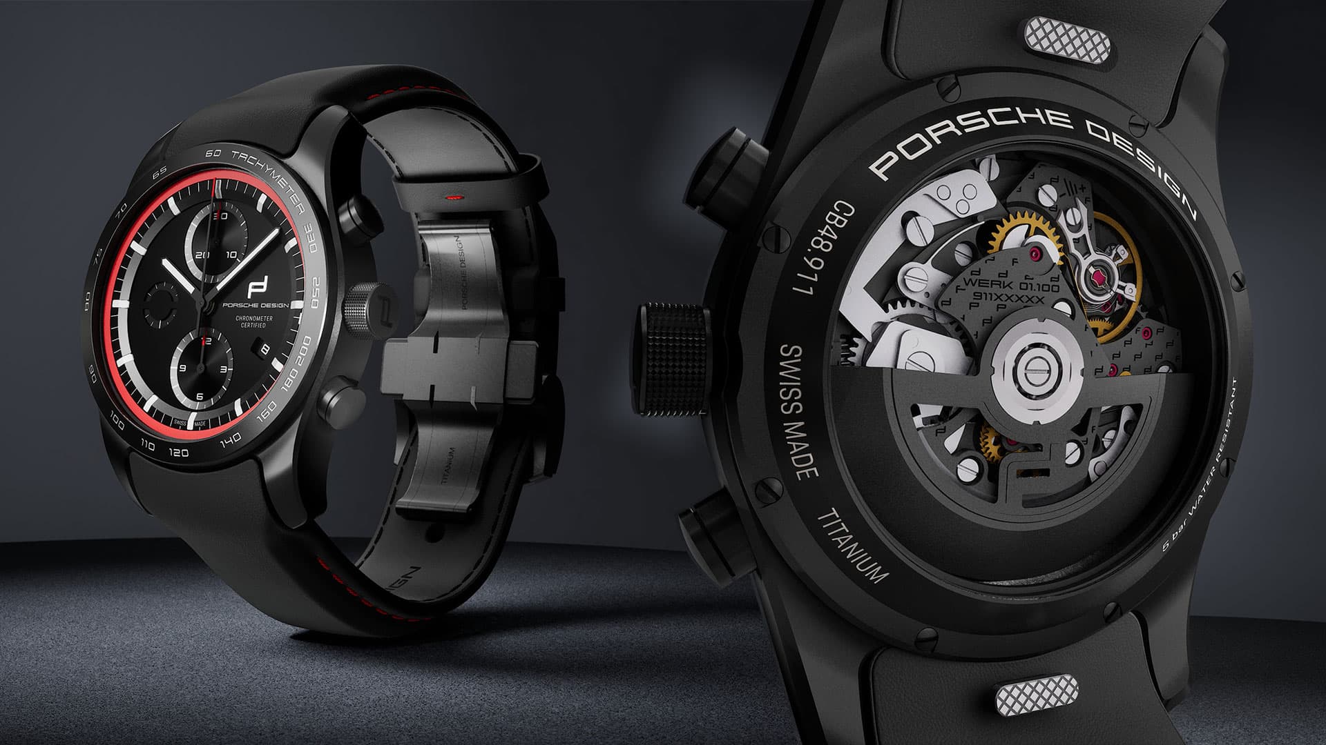 Detailansicht des Chronographen