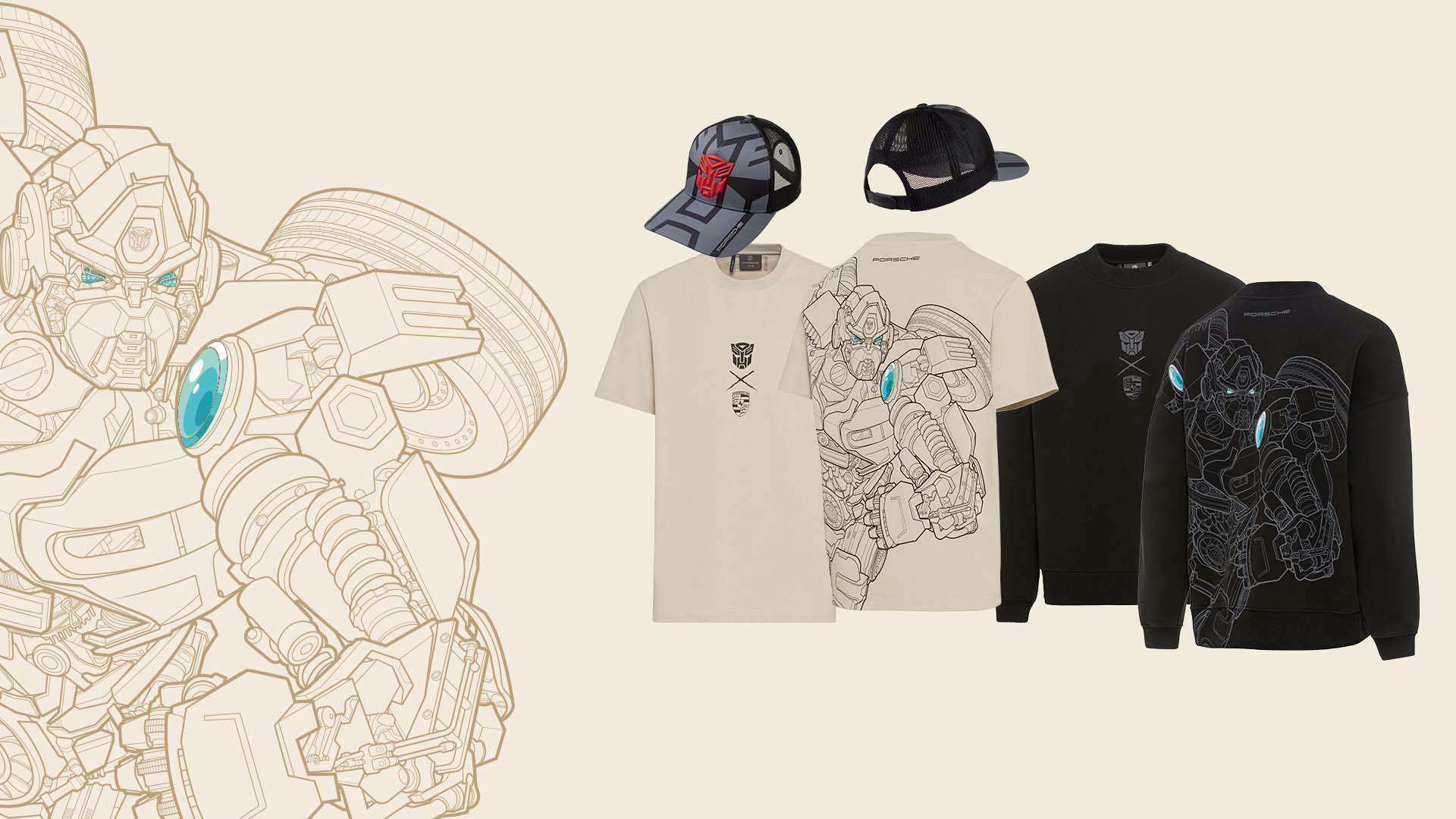 The Transformer Collection with T-Shirts, caps and hoodies