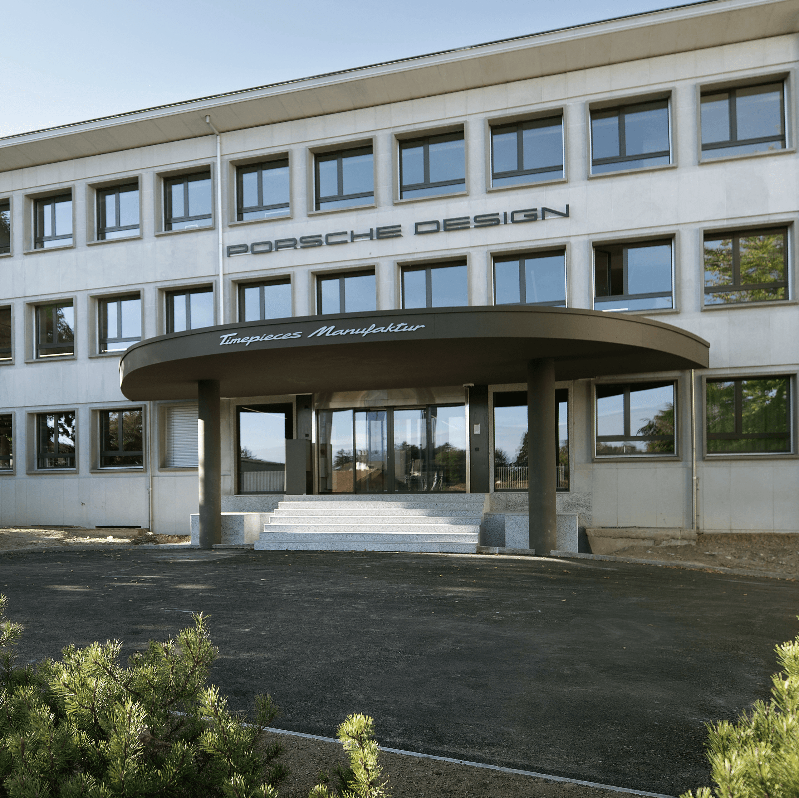 Building of the Porsche Design Timepieces Manufactur in Grenchen, Swiss