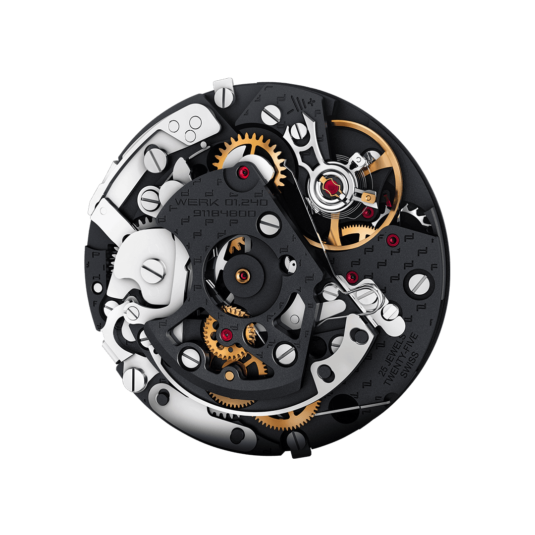 Detail shot of a Porsche Design caliber 2.240