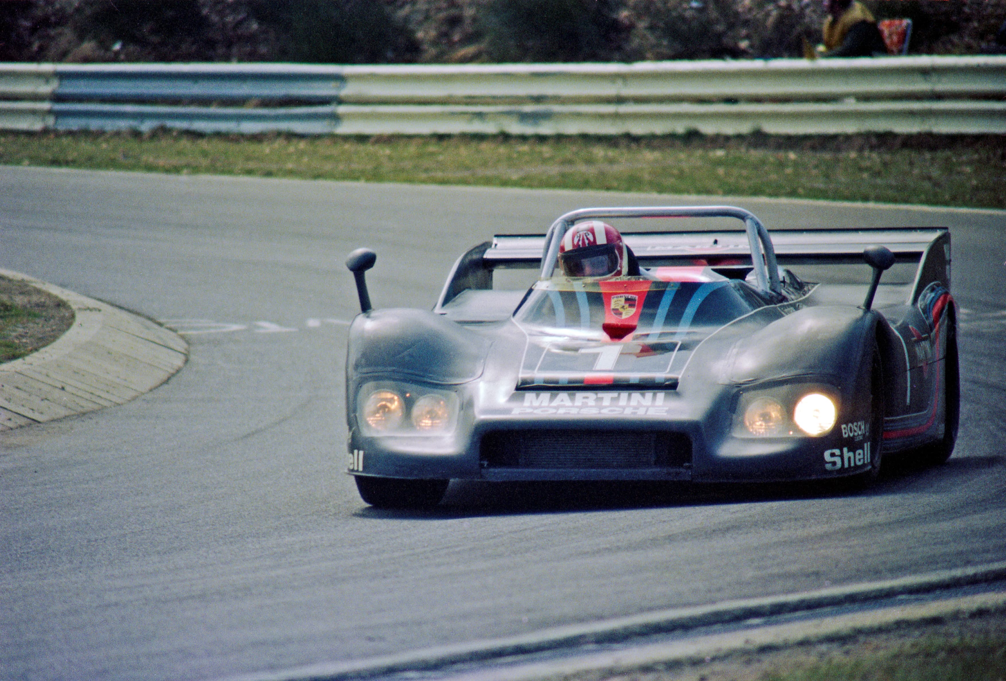 Porsche 936 Spyder on historical race track
