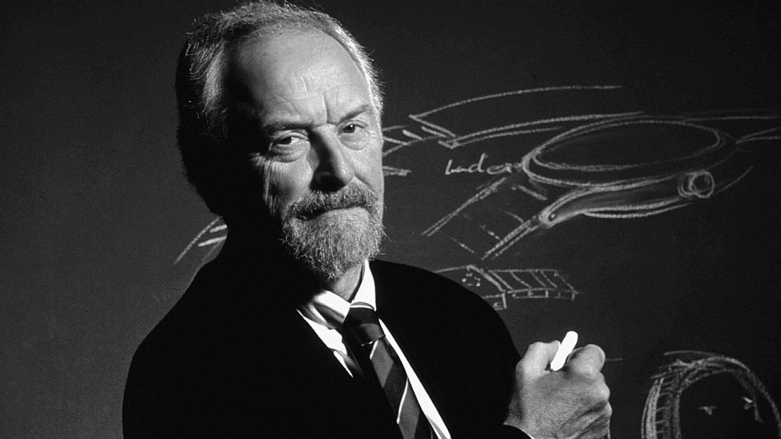 Picture Shows Prof. F. A. Porsche in a black and white image