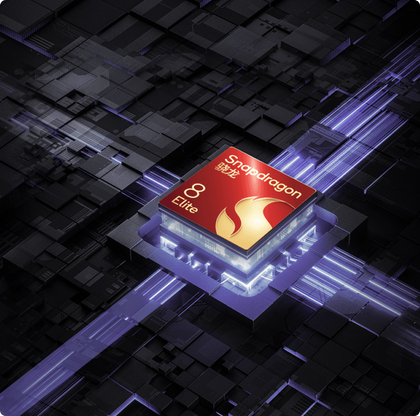 Illustration of the HONOR Snapdragon®8 Elite Mobile Platform