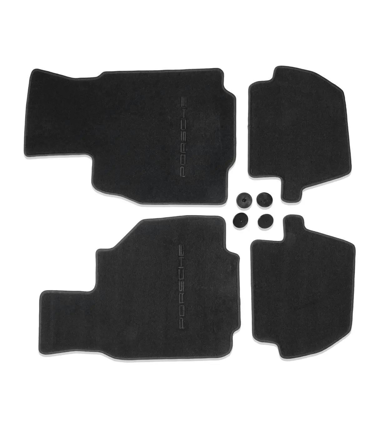 Floor mats in Black for right-hand-drive vehicles for Porsche 996 1
