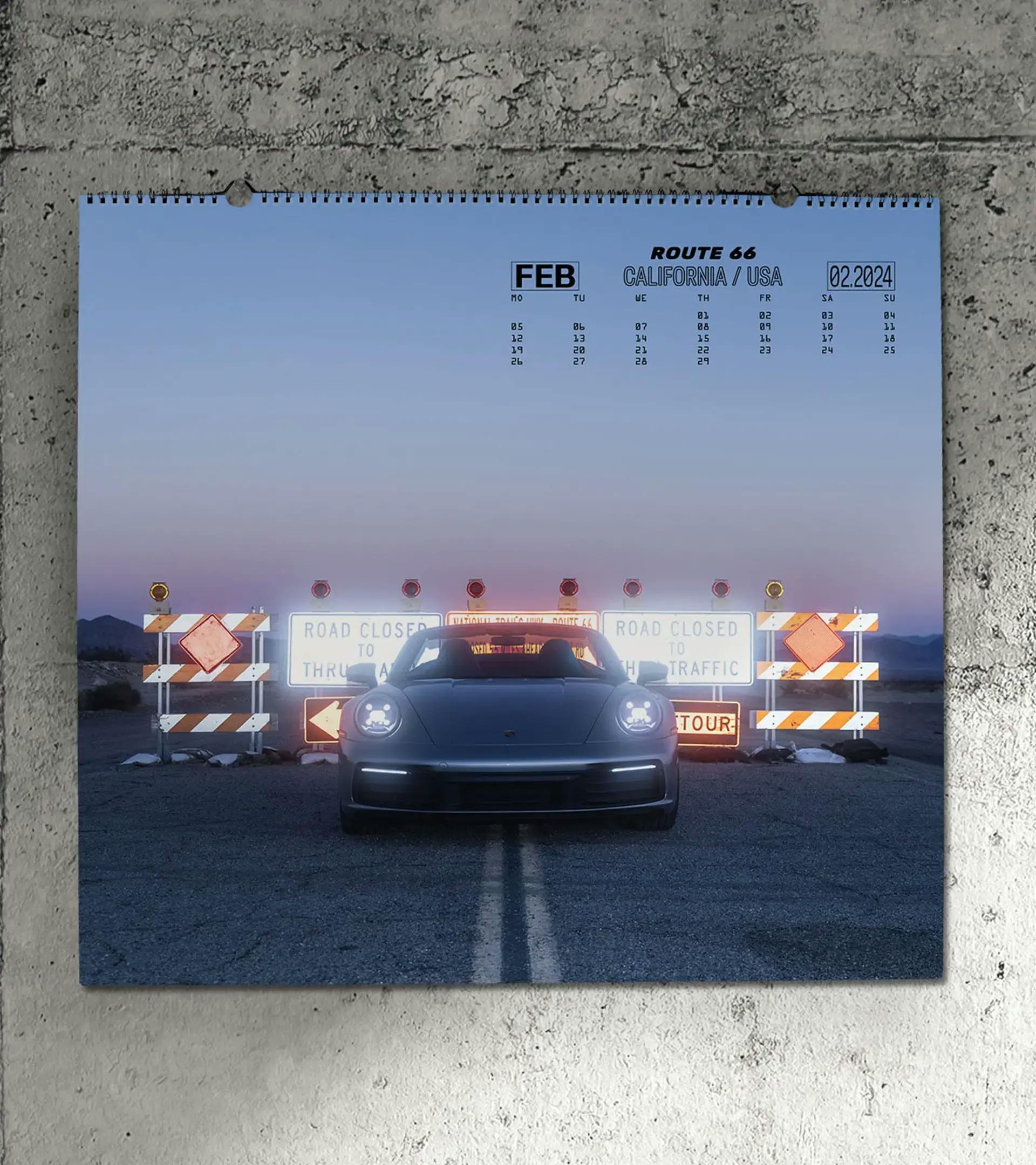 Porsche Kalender, 2024 thumbnail 1