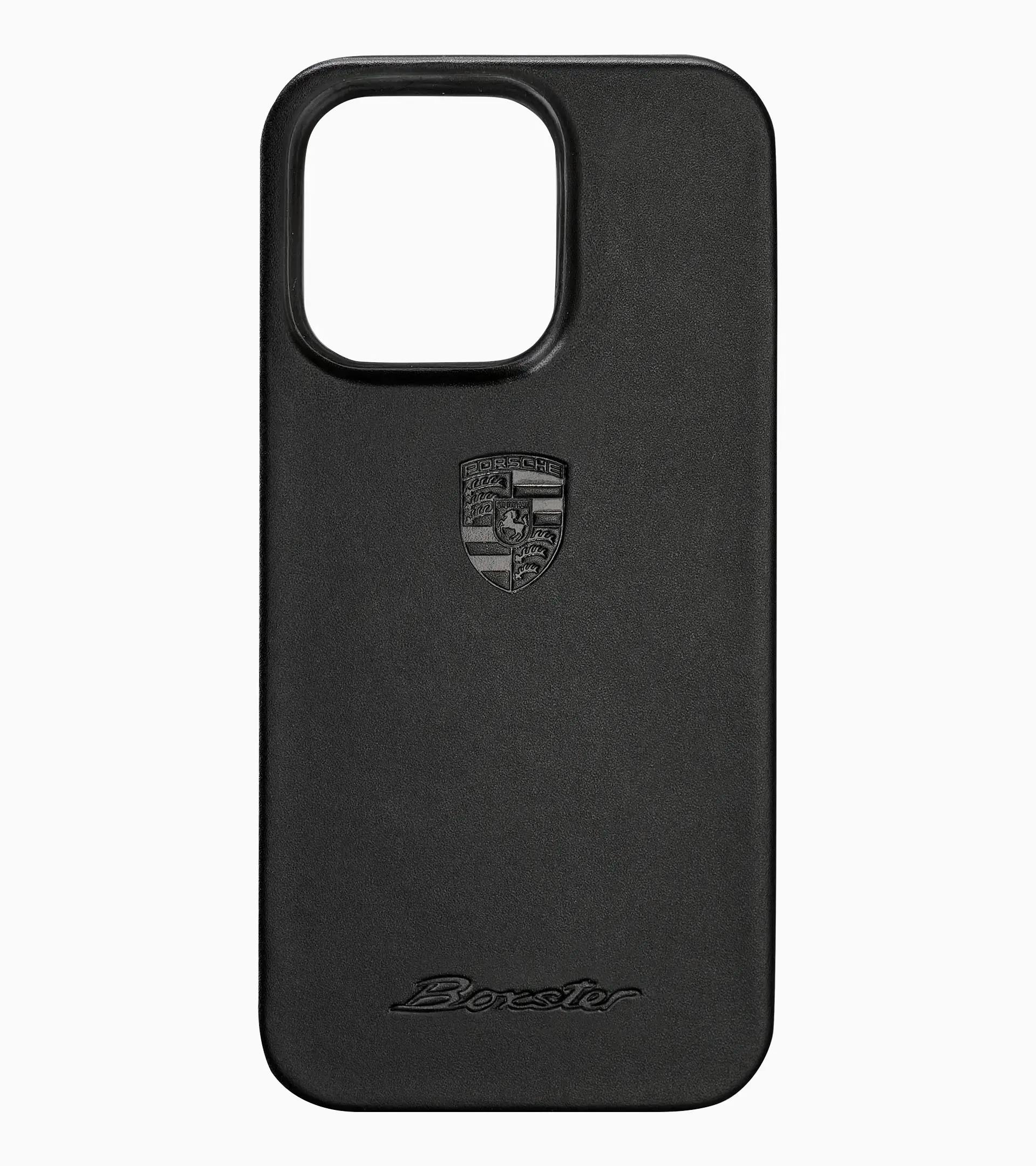 Snap On Case iPhone 14 Pro Leder Boxster 1