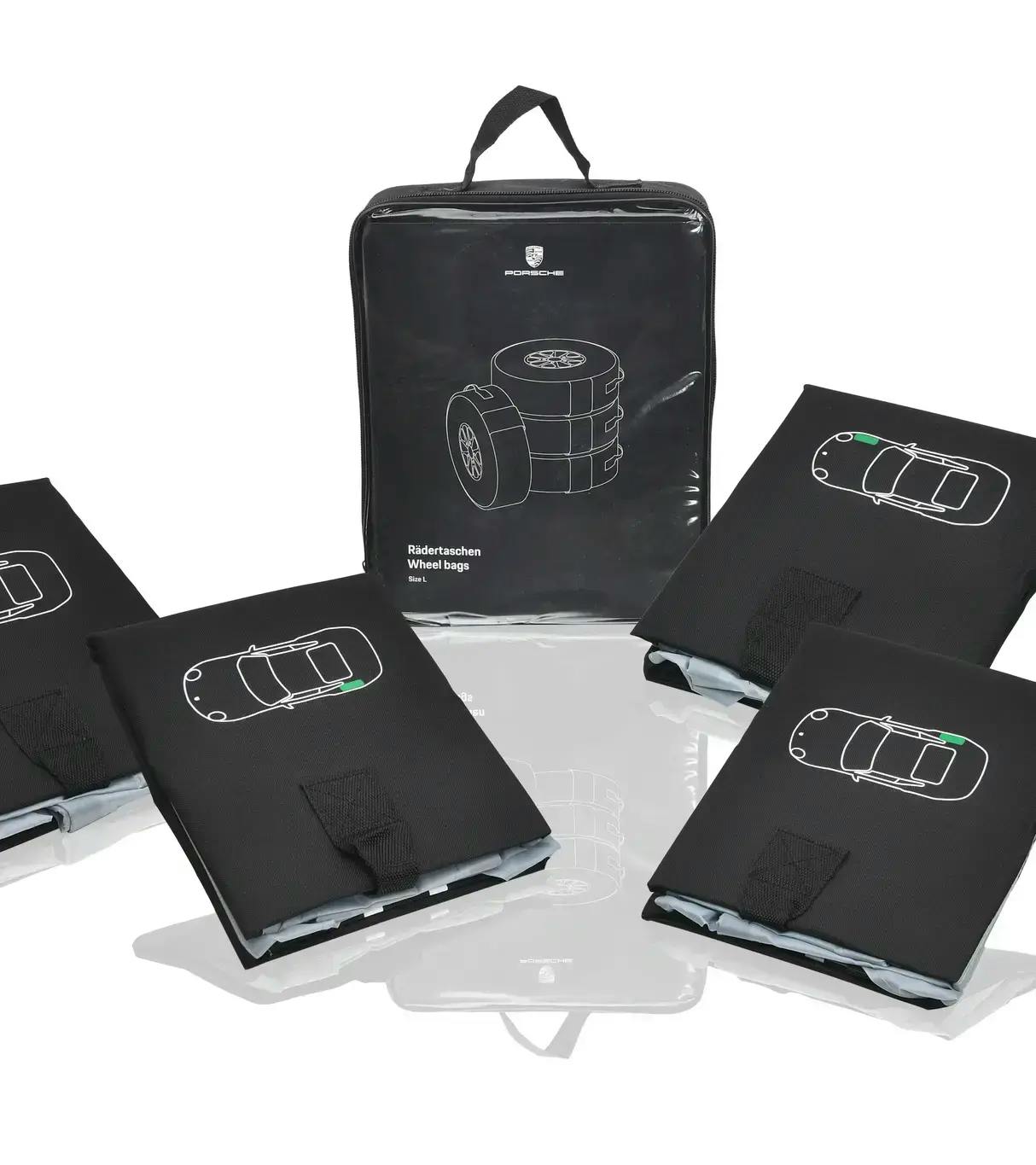 Porsche Classic Reifentaschen-Set für Porsche Carrera GT und Cayenne E1 2