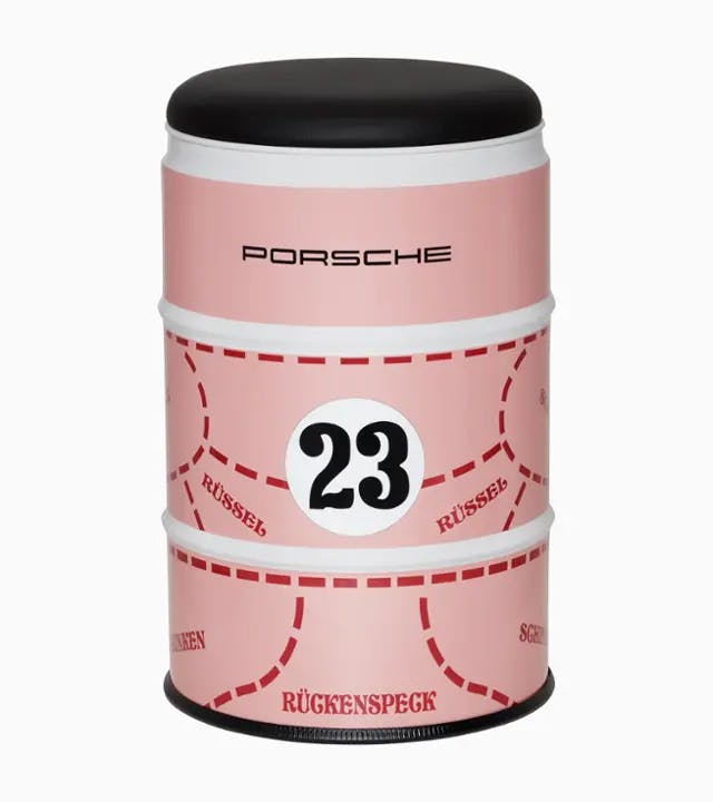 Taburete en forma de barril – 917 Pink Pig