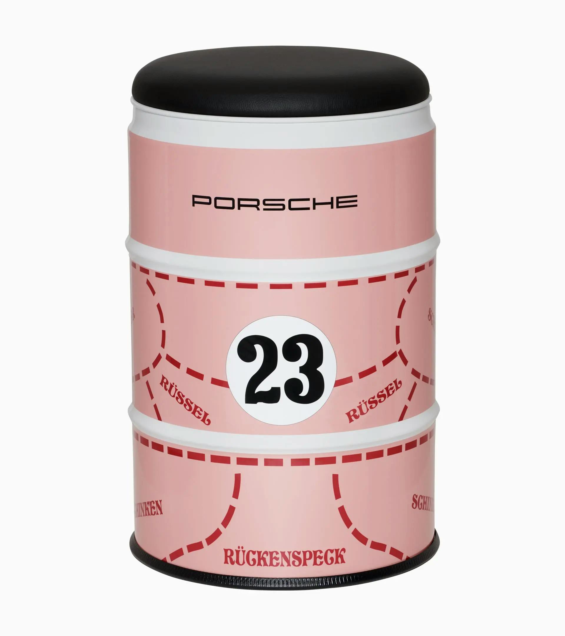 Taburete en forma de barril – 917 Pink Pig 1