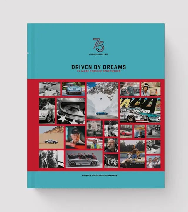 Libro 'Driven by Dreams - 75 anni di vetture sportive Porsche'