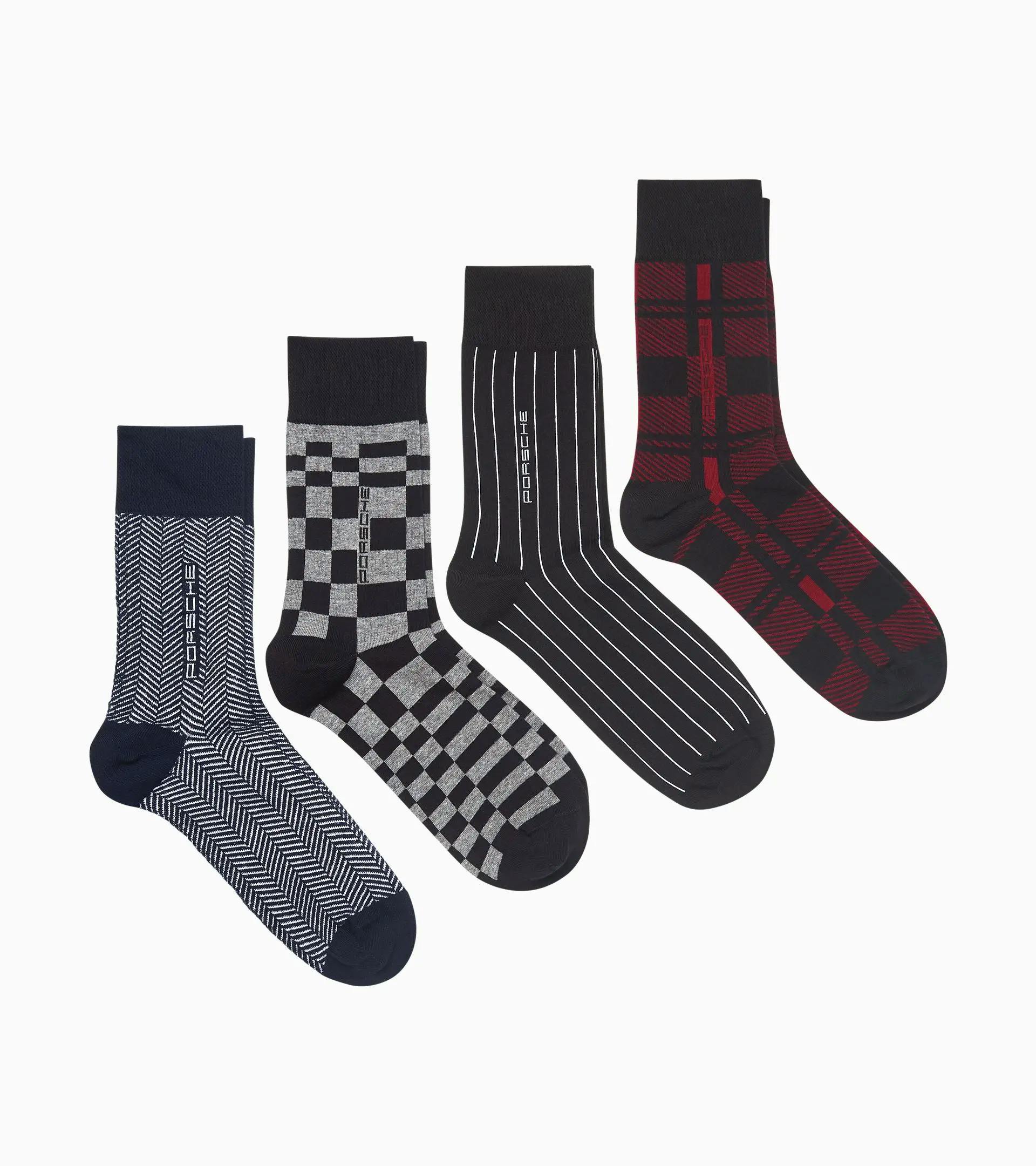 Lot de 4 paires de chaussettes unisexe – Transaxle thumbnail 0