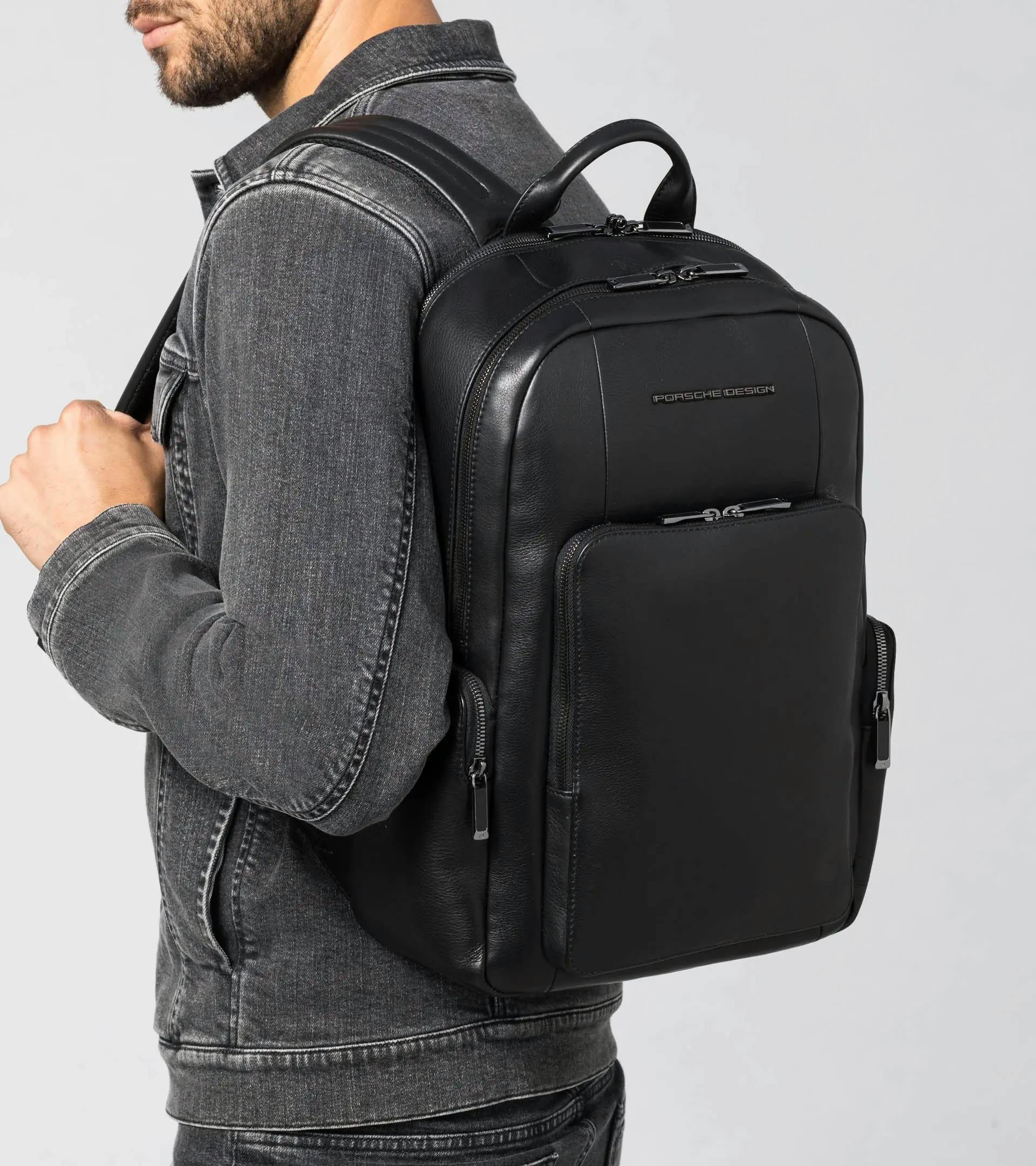 Roadster Leather Backpack M1 thumbnail 6