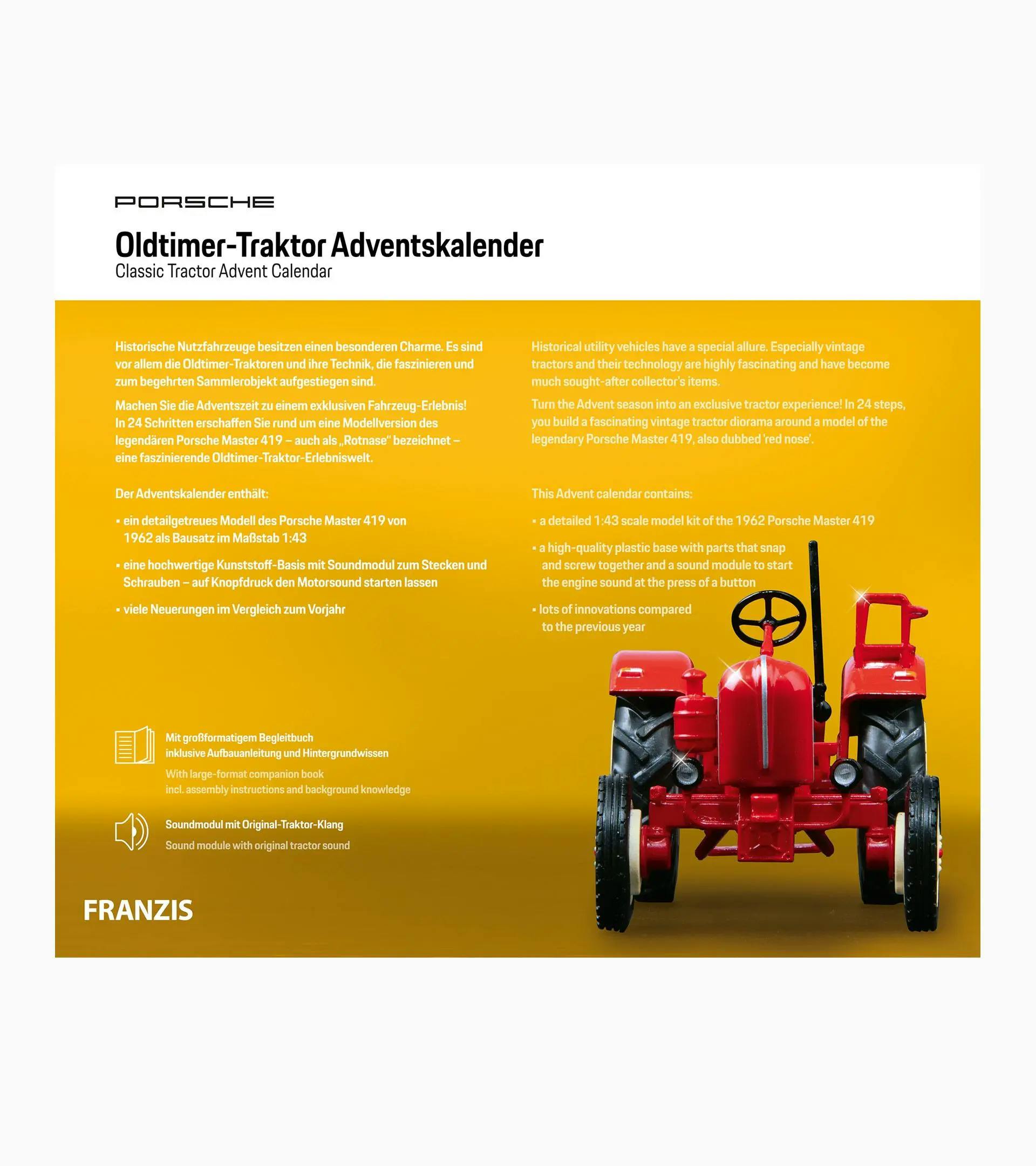 Porsche Oldtimer-Traktor Adventskalender 5