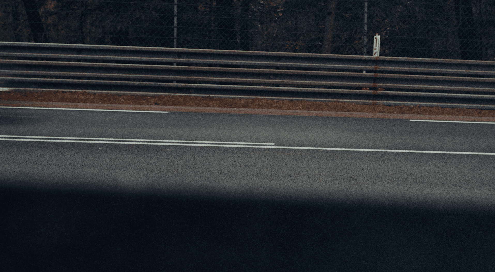 Close up of a racing track