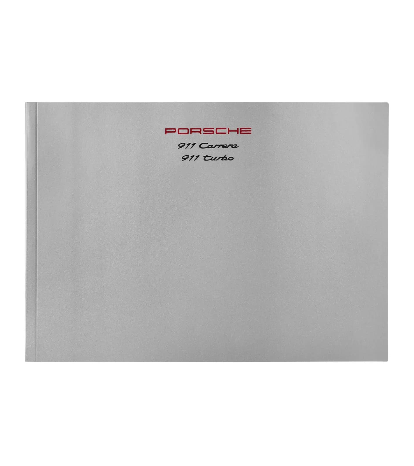 Driver's manual 911 Carrera 2/4, 911 Turbo