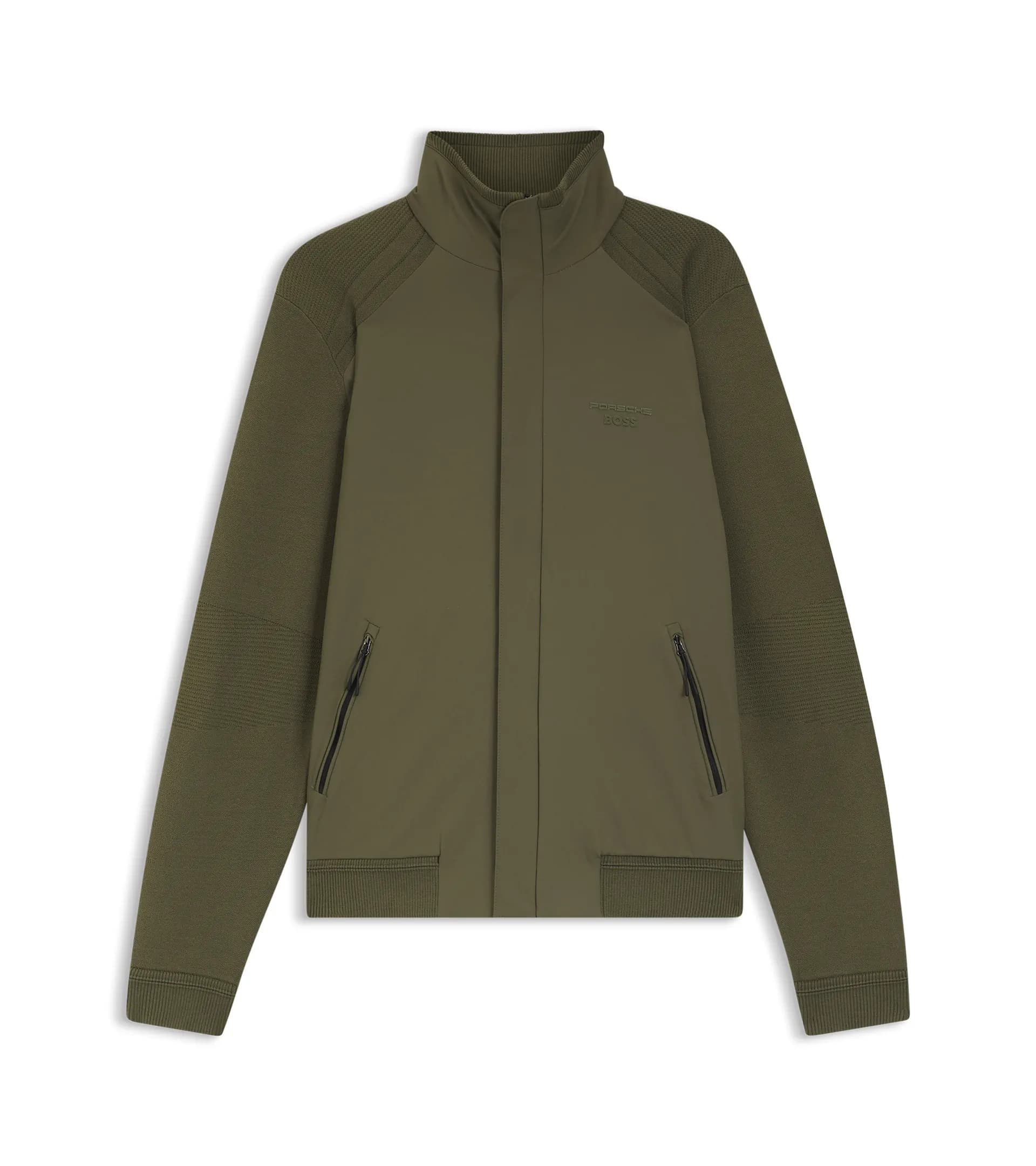 Hybridjacke mit Seide – Porsche x BOSS